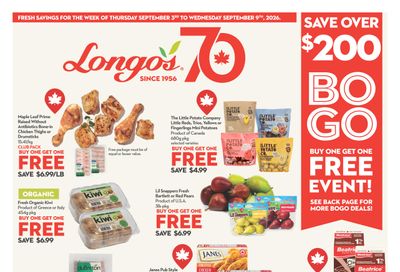Longo's Flyer September 3 to 9