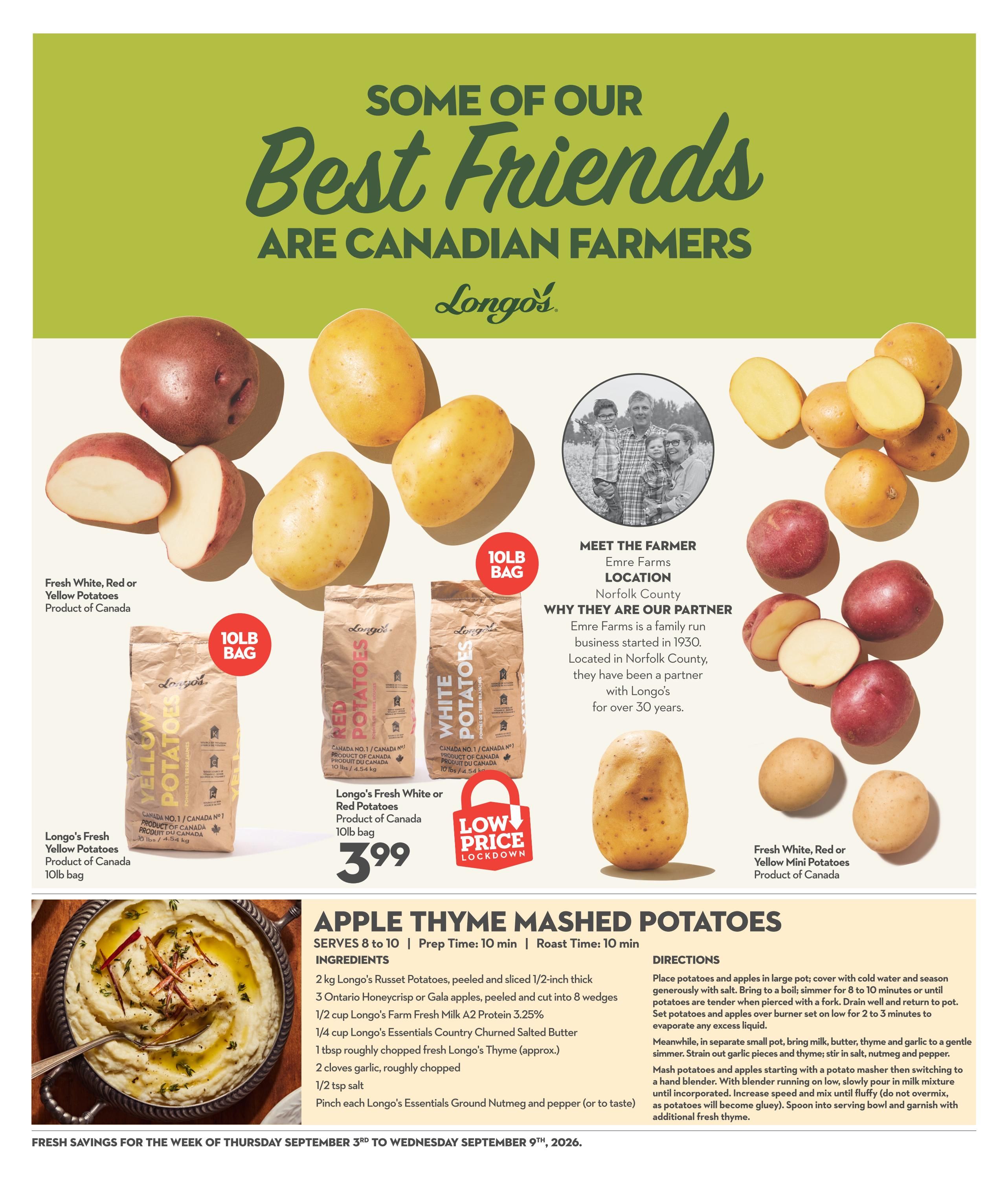 Longo's Flyer September 3 to 9