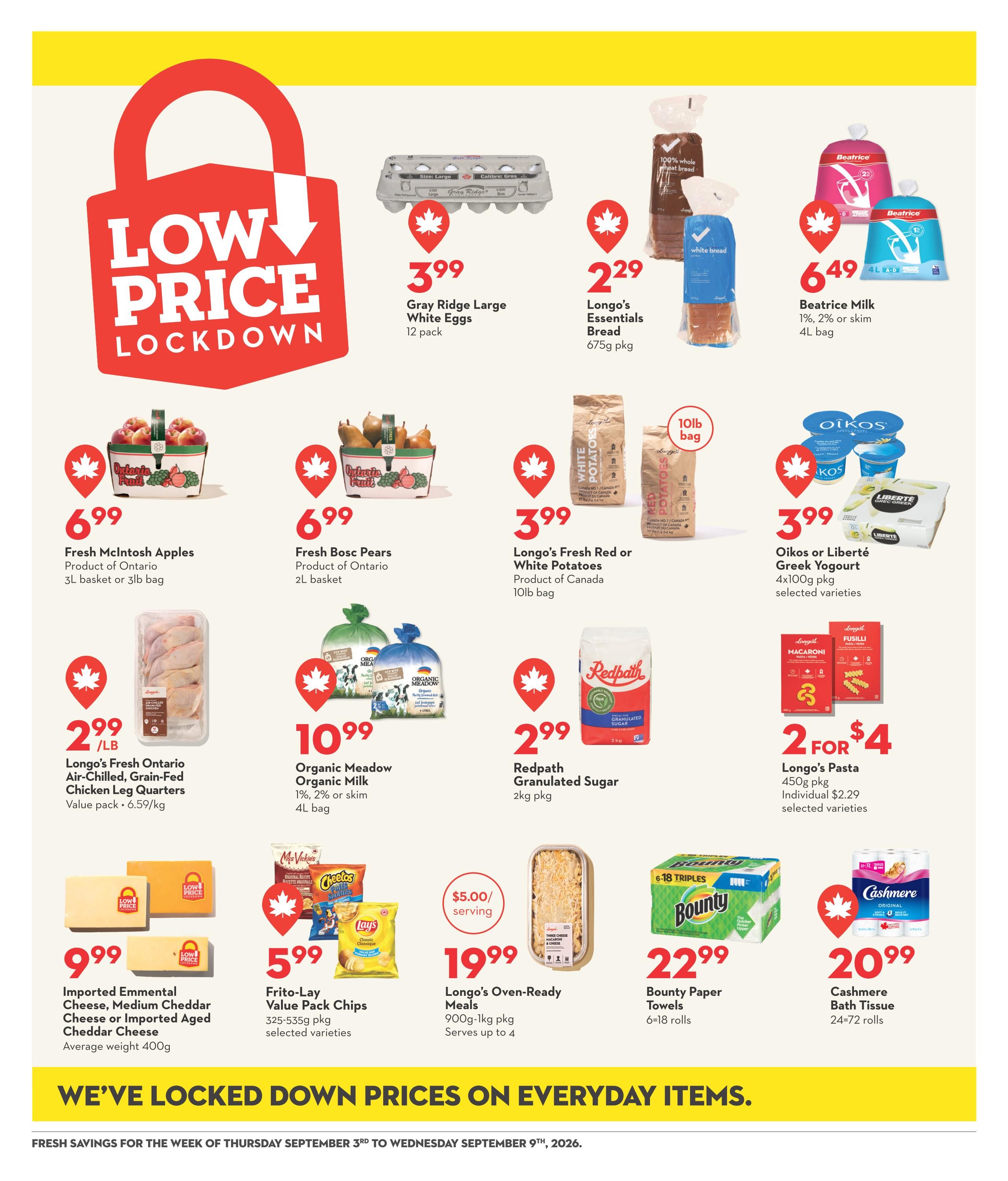 Longo's Flyer September 3 to 9