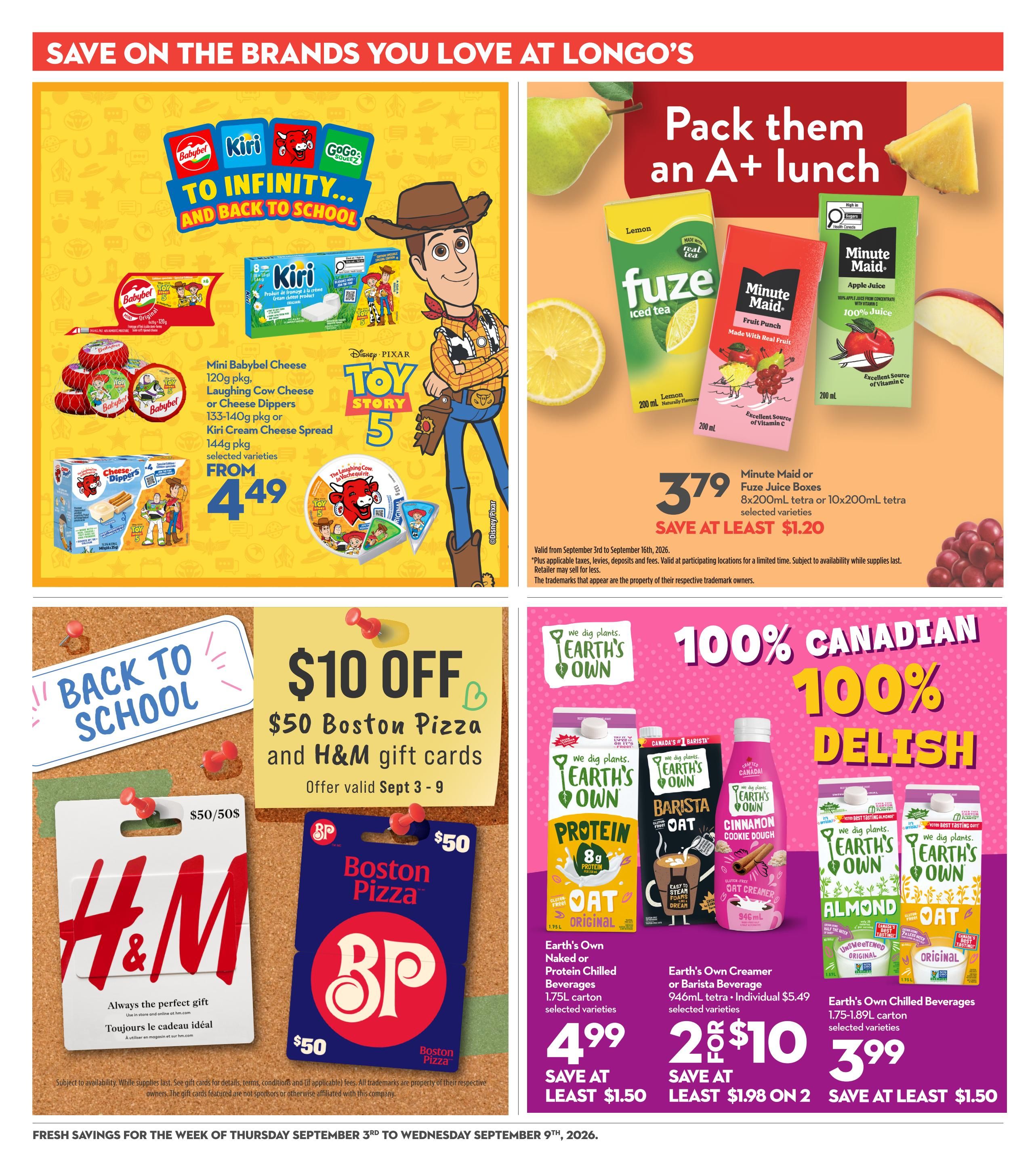 Longo's Flyer September 3 to 9