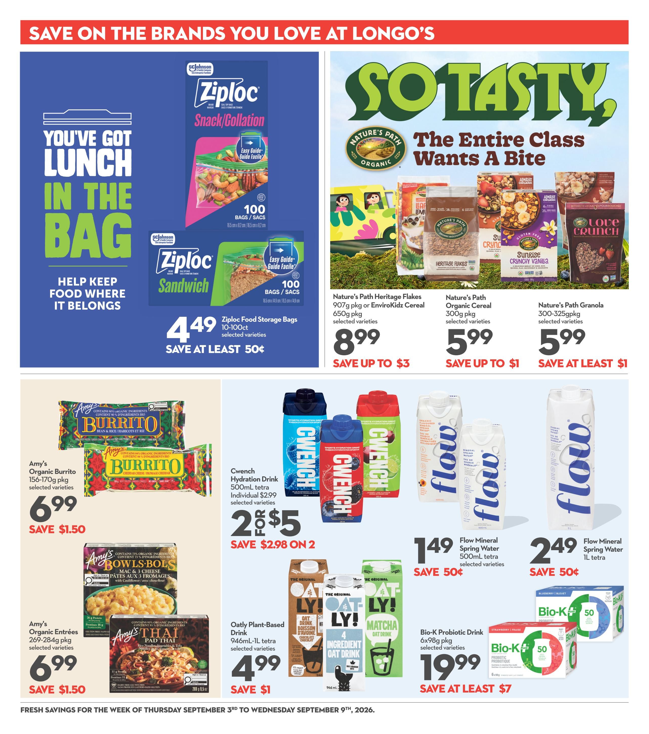 Longo's Flyer September 3 to 9