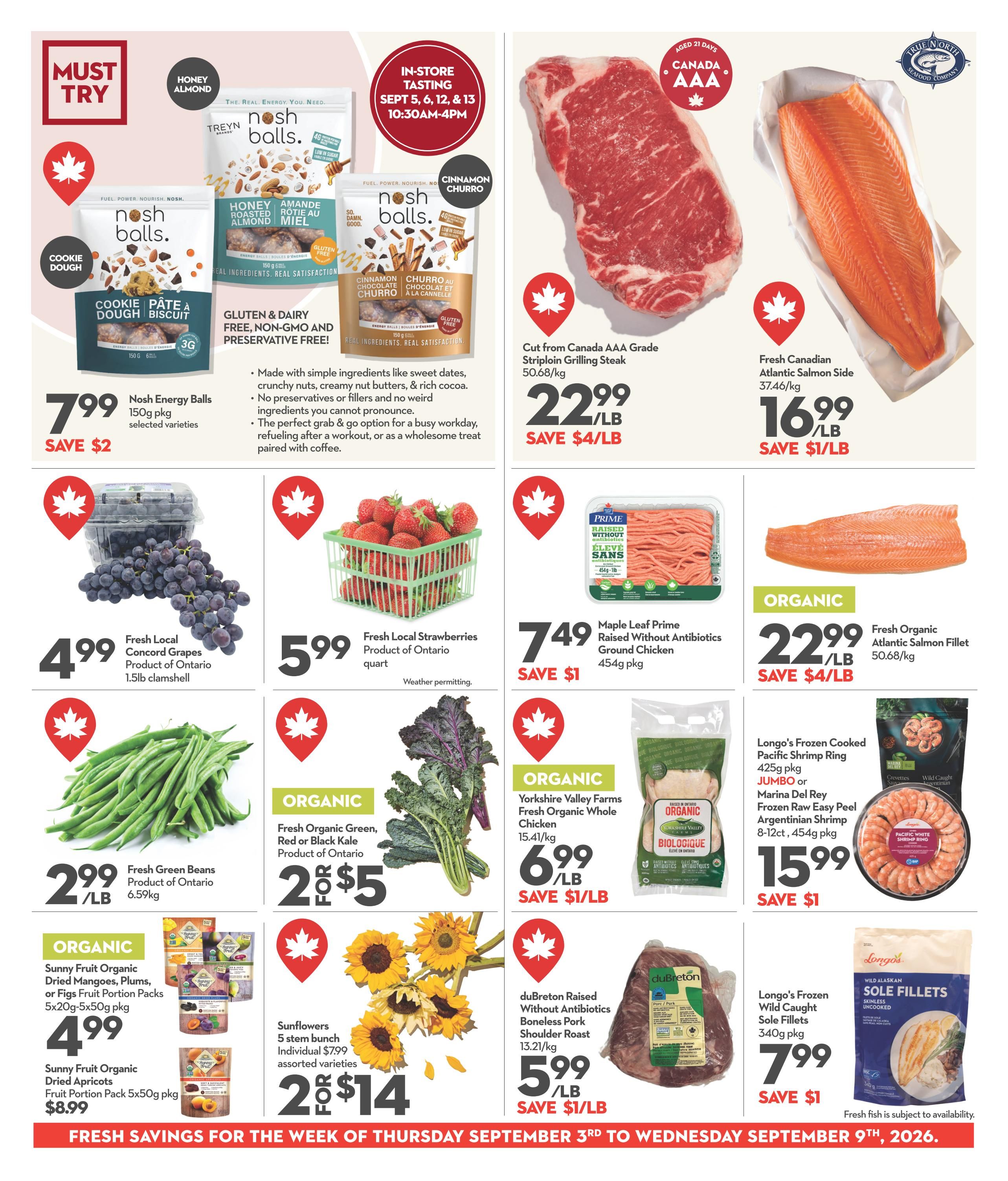 Longo's Flyer September 3 to 9