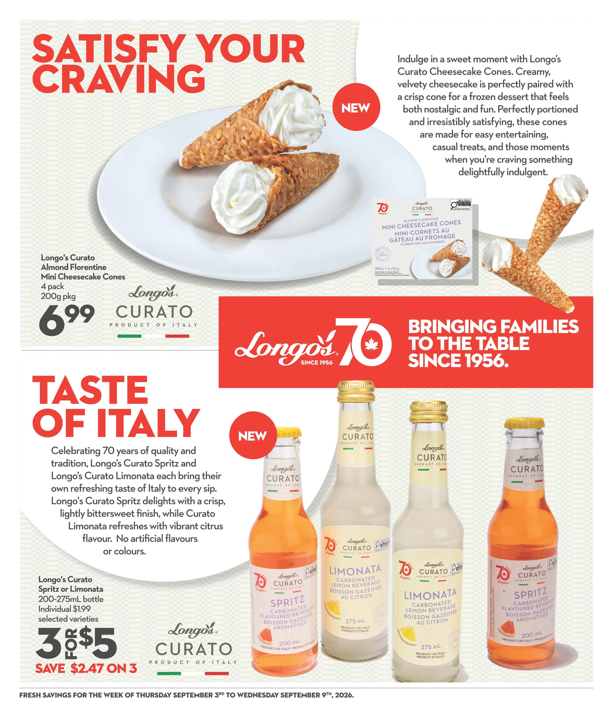 Longo's Flyer September 3 to 9