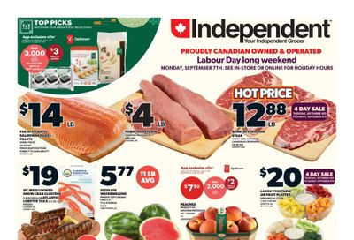 Independent Grocer (West) Flyer September 3 to 9