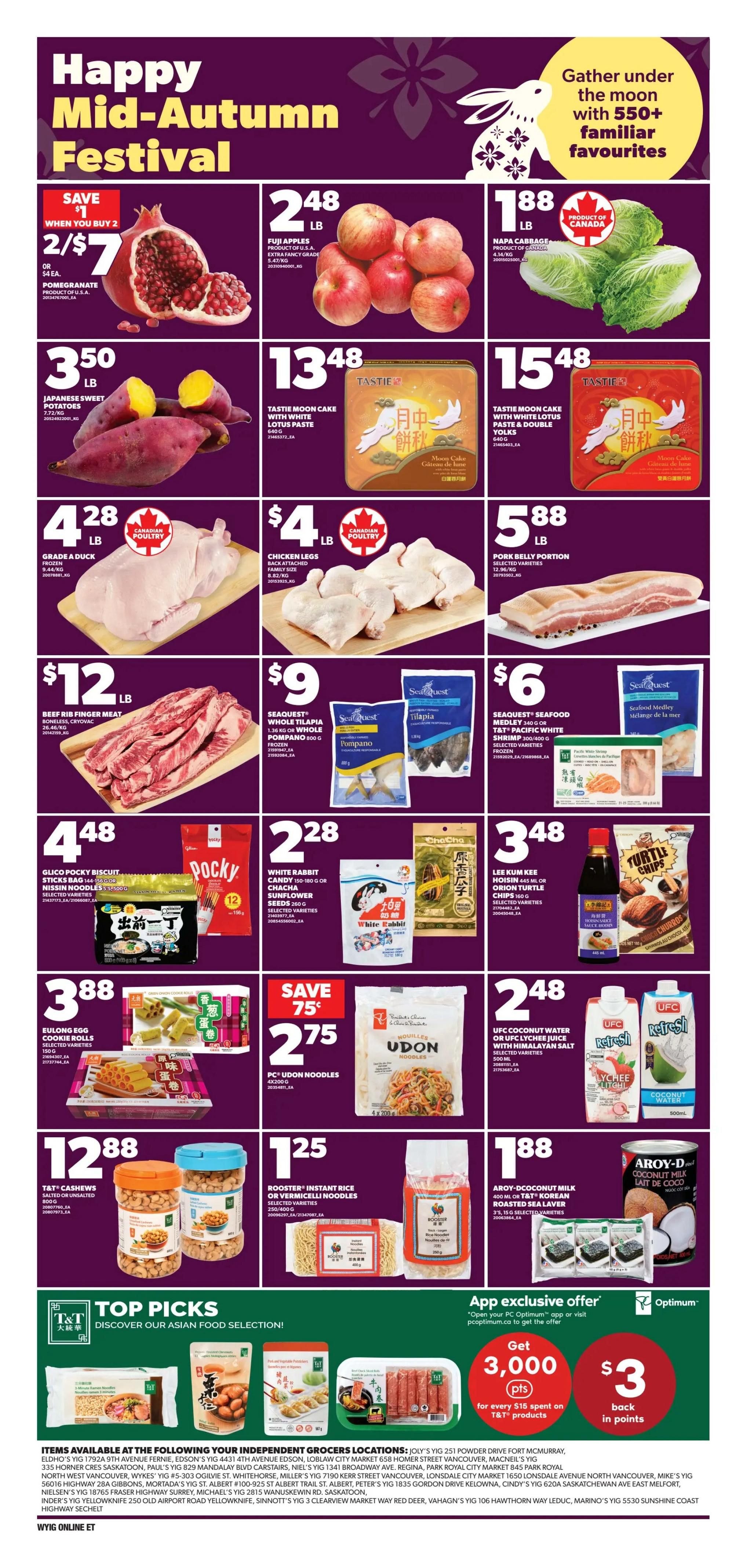 Independent Grocer (West) Flyer September 3 to 9