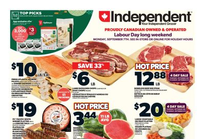 Independent Grocer (ON) Flyer September 3 to 9