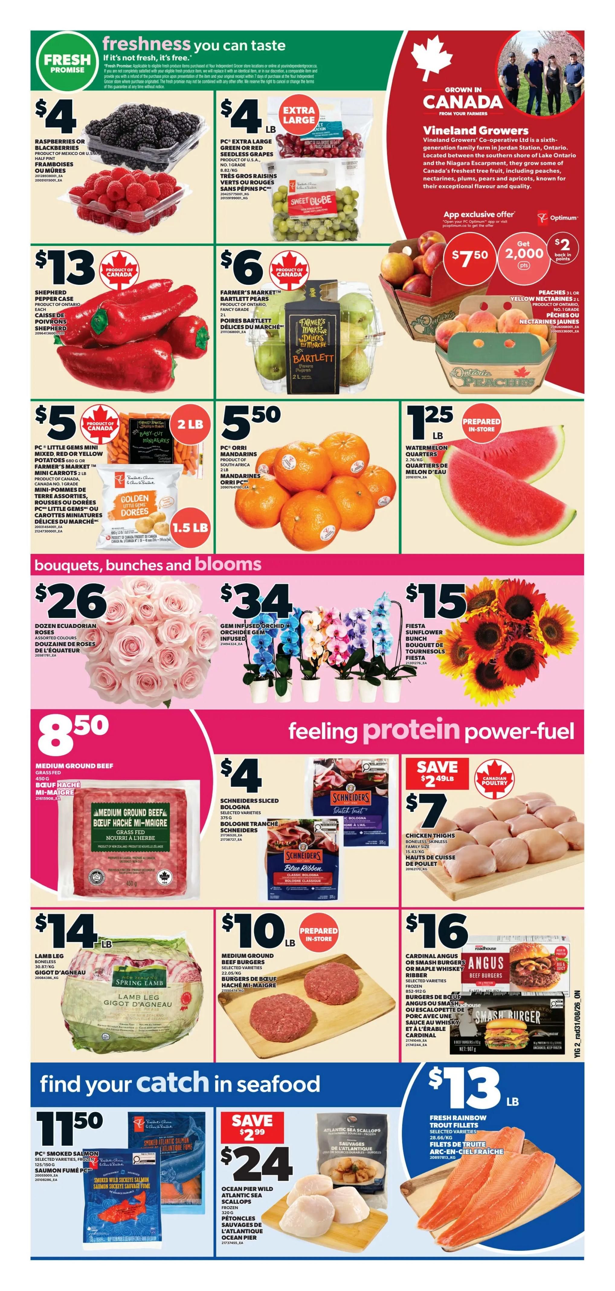 Independent Grocer (ON) Flyer September 3 to 9