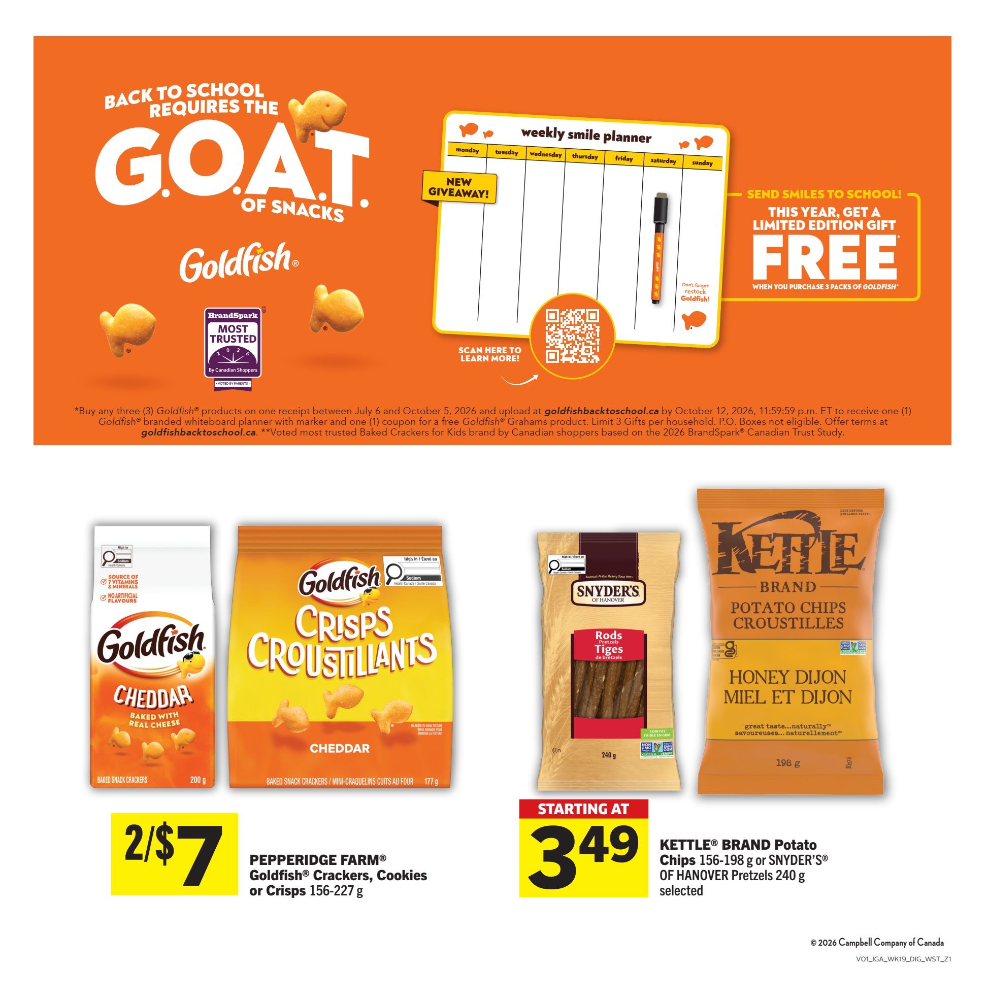 IGA (West) Flyer September 3 to 9