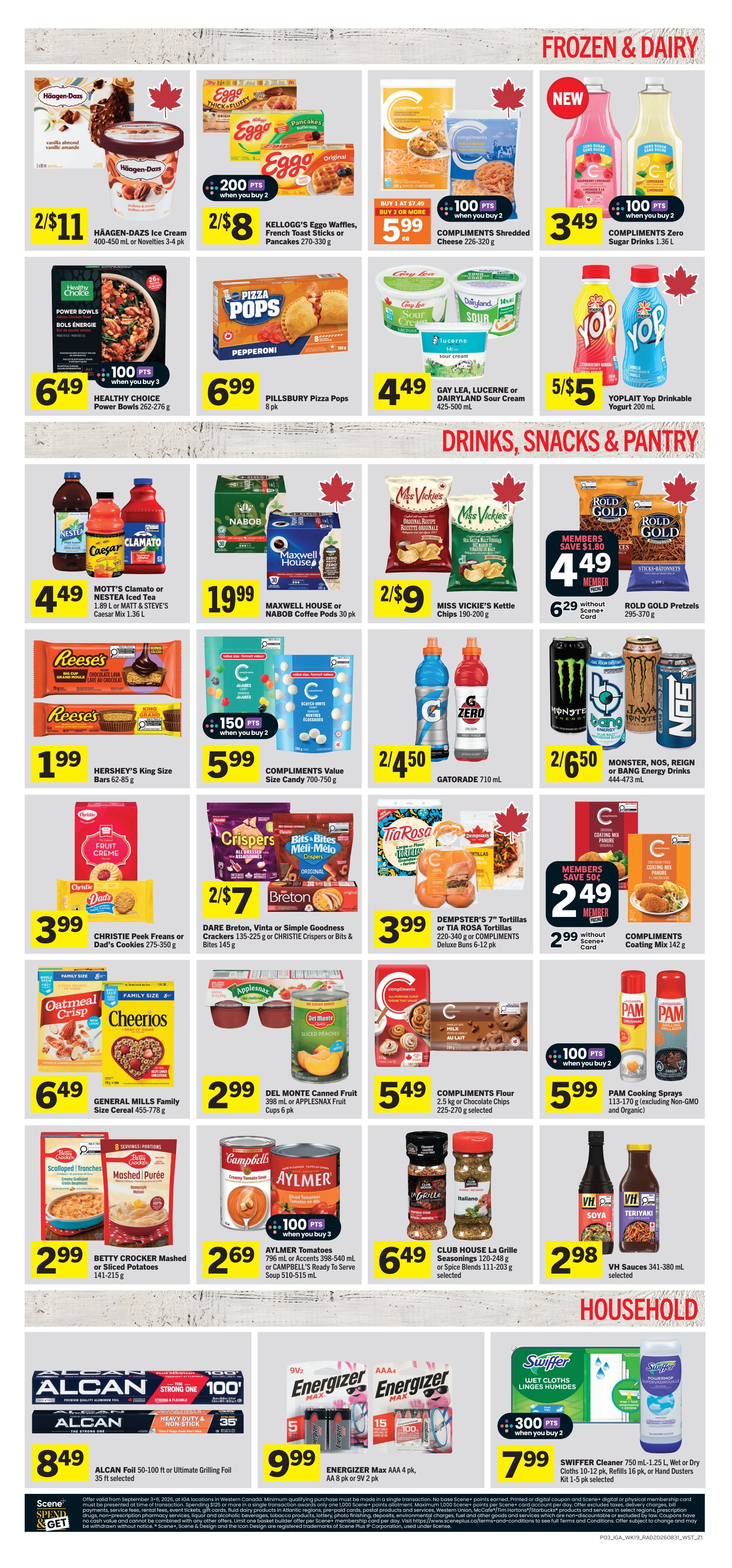 IGA (West) Flyer September 3 to 9