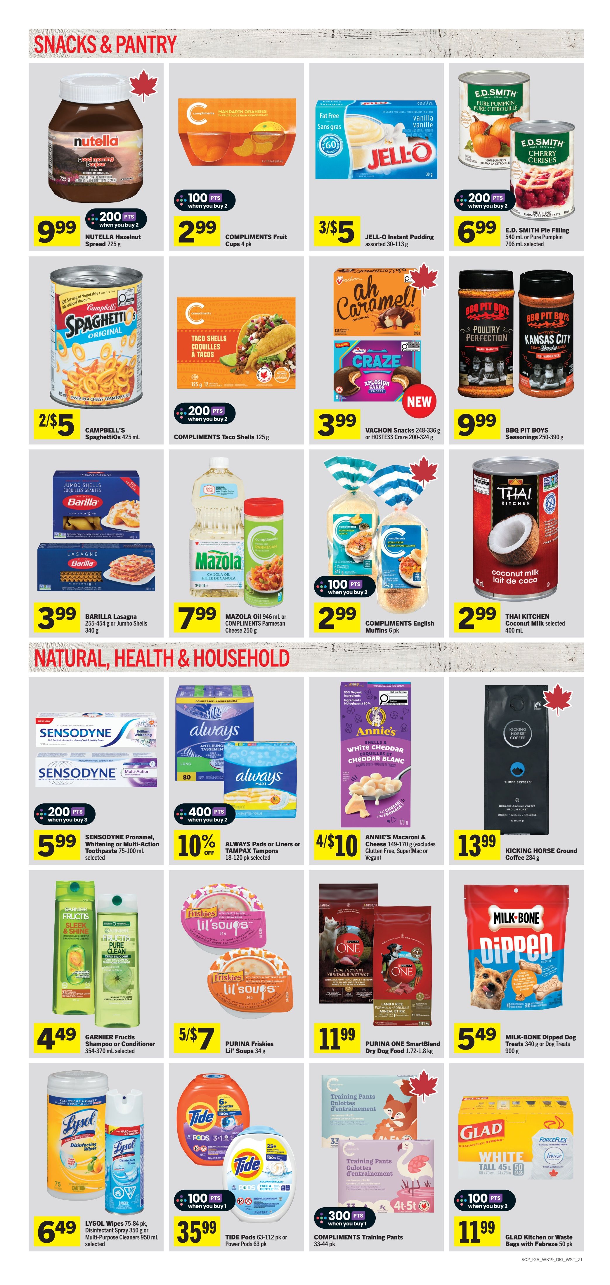 IGA (West) Flyer September 3 to 9