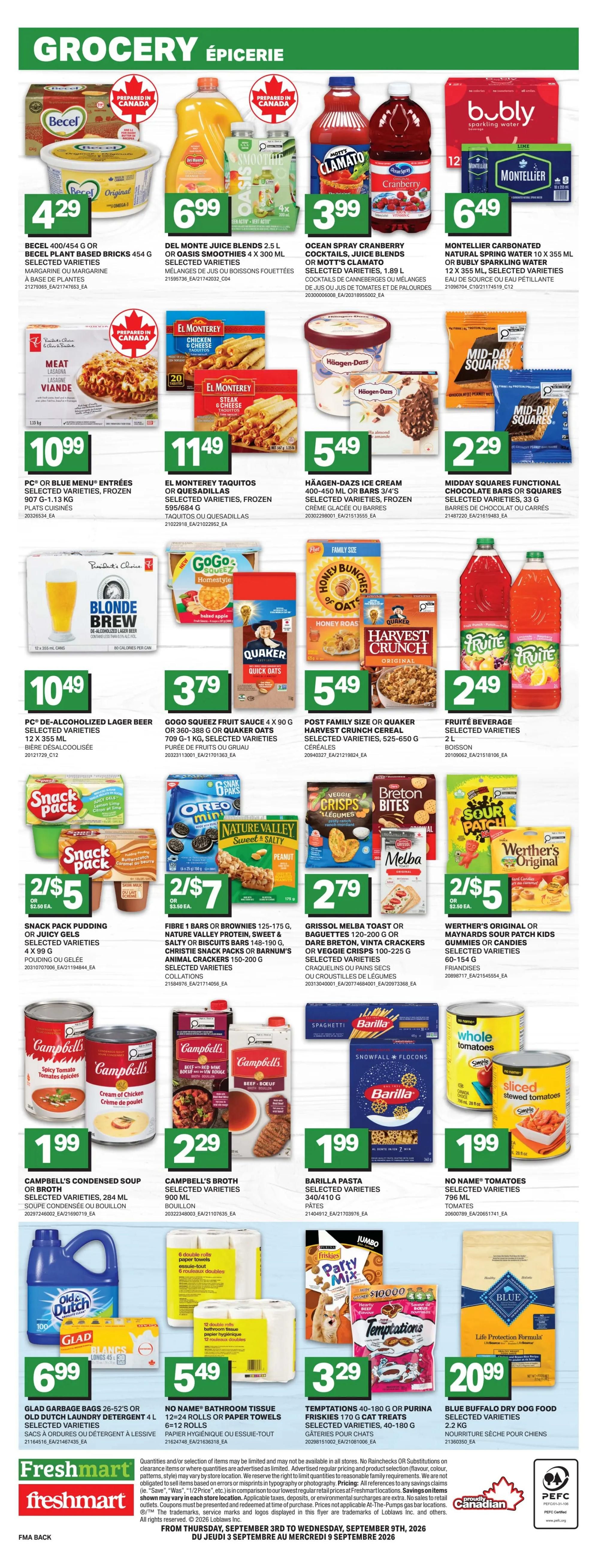 Freshmart (West) Flyer September 3 to 9