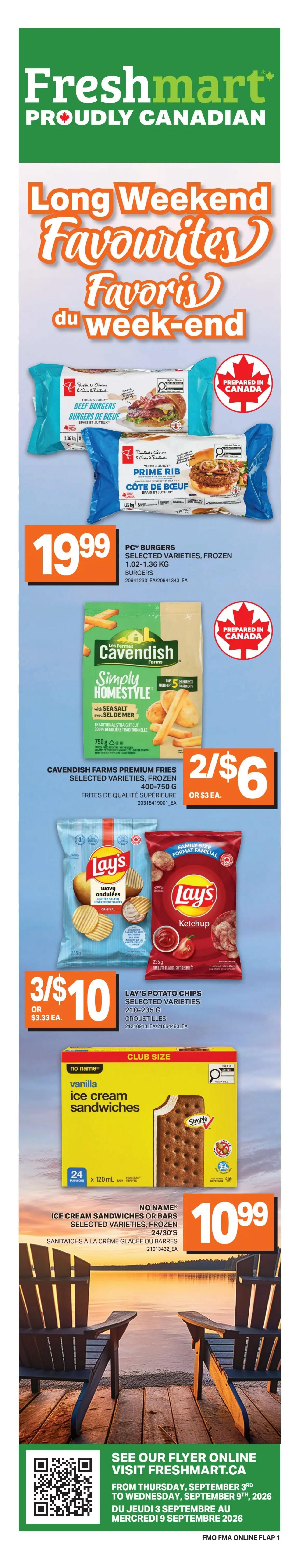 Freshmart (ON) Flyer September 3 to 9