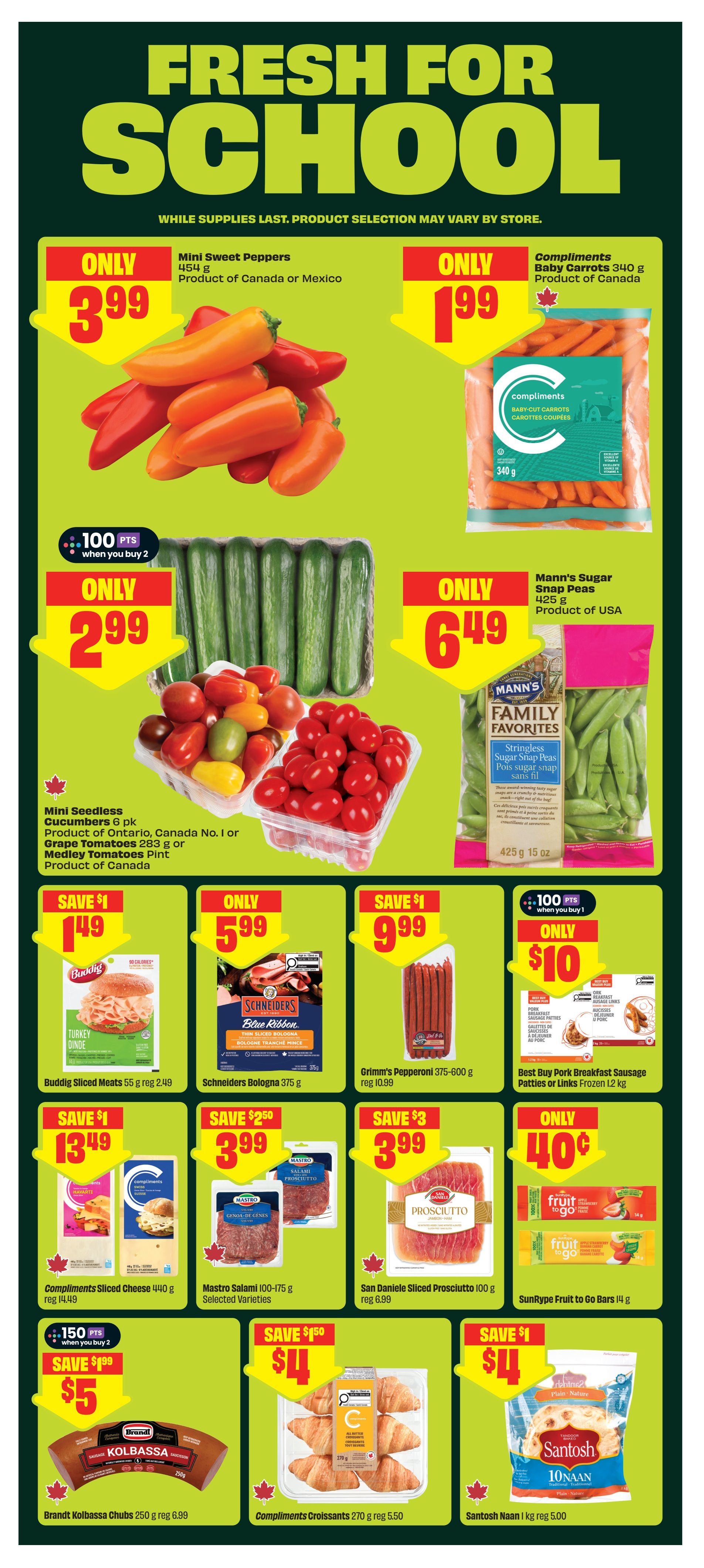 Chalo! FreshCo (West) Flyer September 3 to 9
