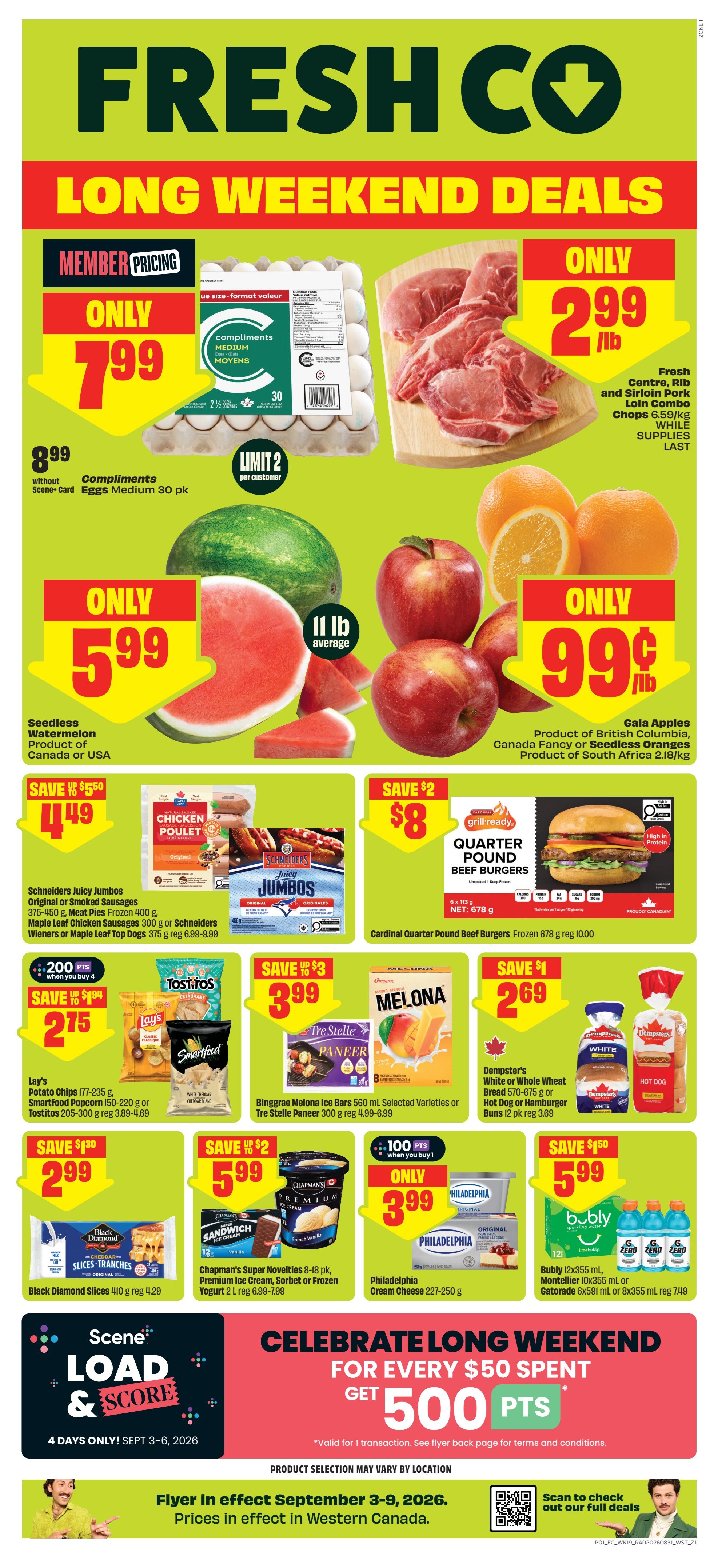 FreshCo (West) Flyer September 3 to 9