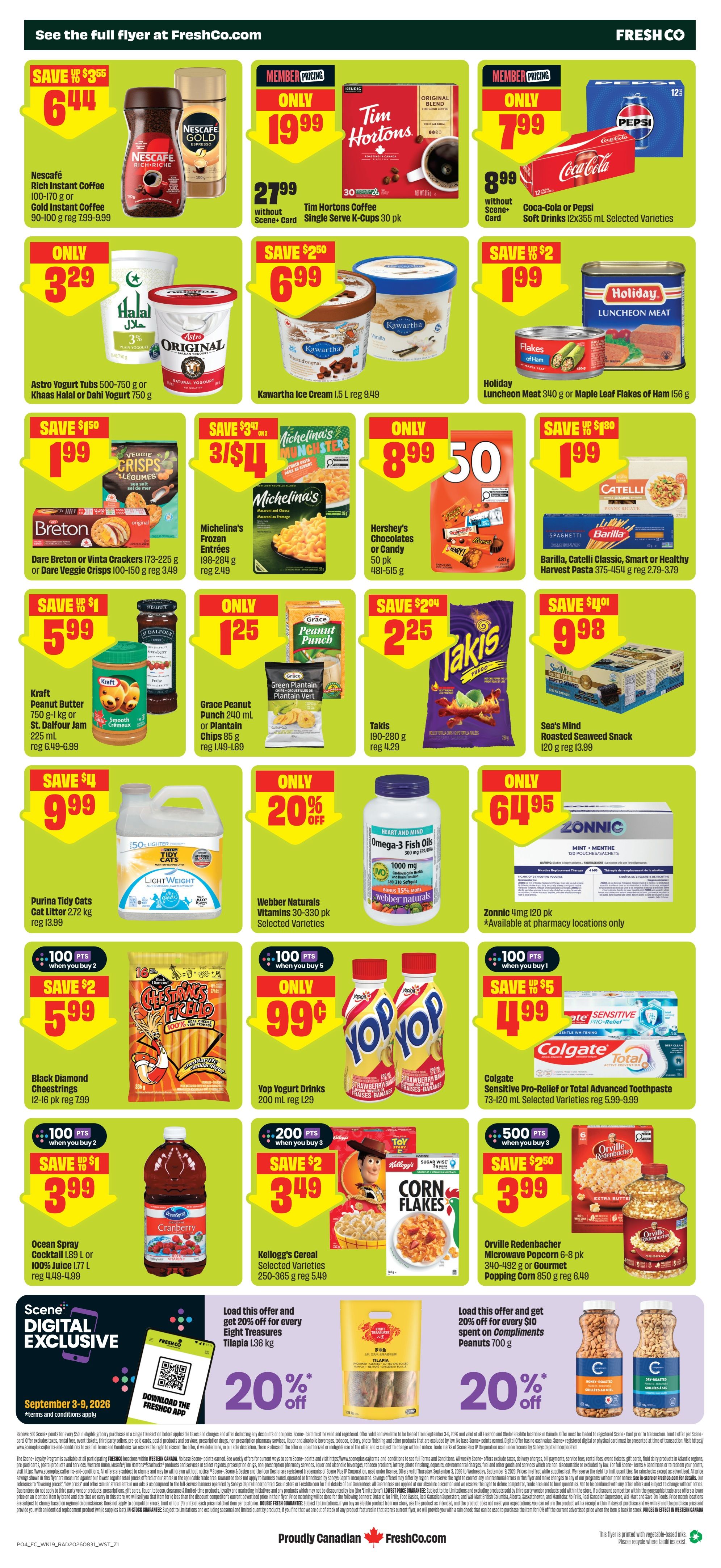FreshCo (West) Flyer September 3 to 9