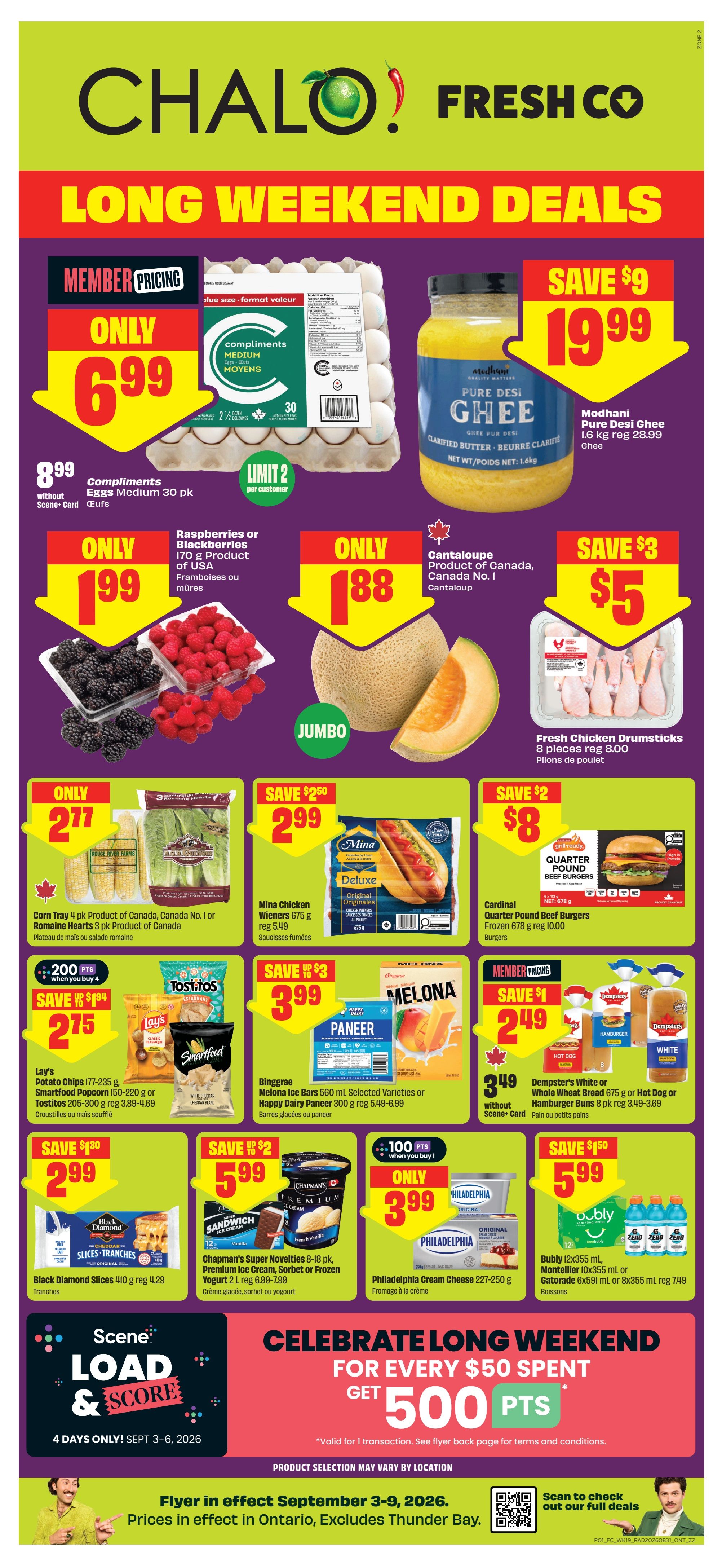 Chalo! FreshCo (ON) Flyer September 3 to 9