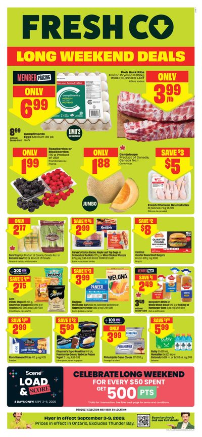 FreshCo (ON) Flyer September 3 to 9