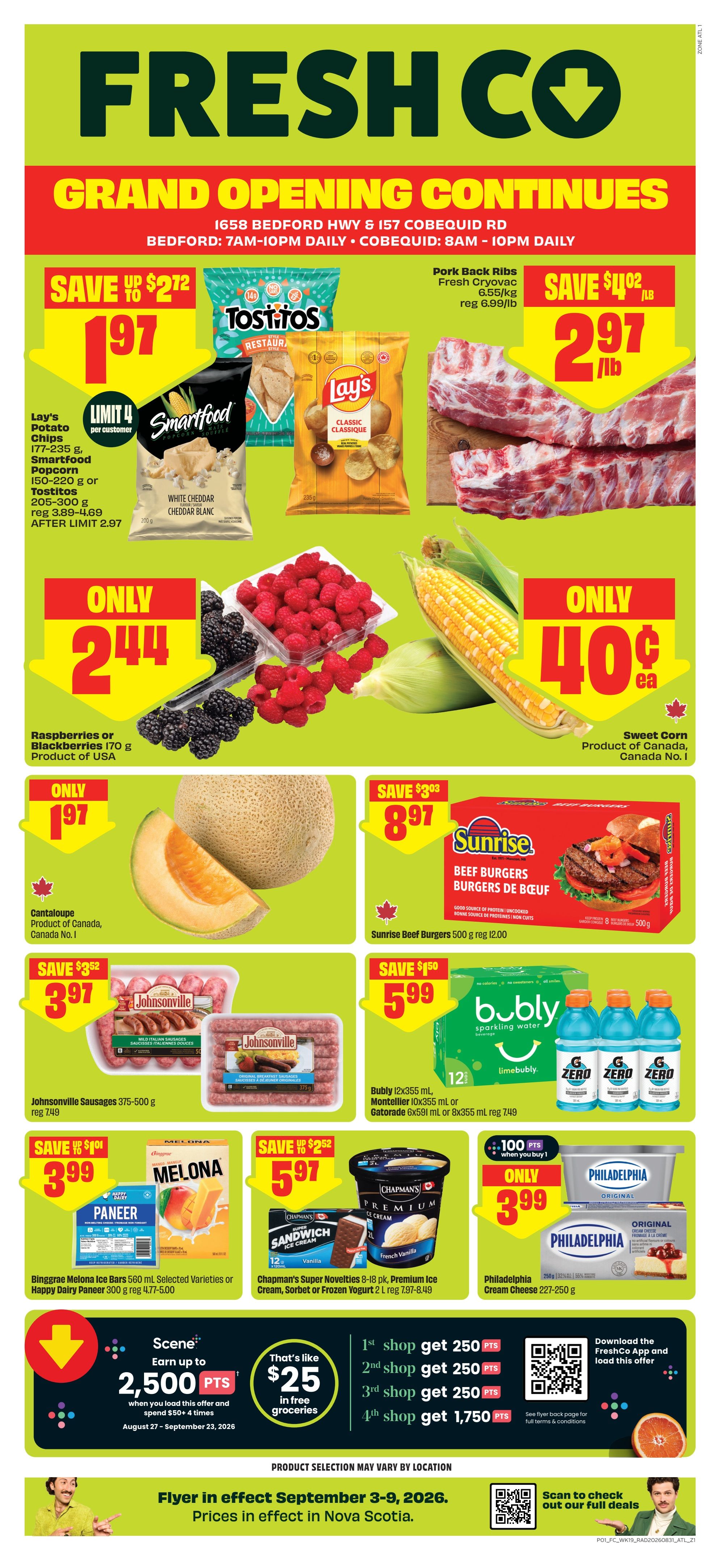 FreshCo (Atlantic) Flyer September 3 to 9