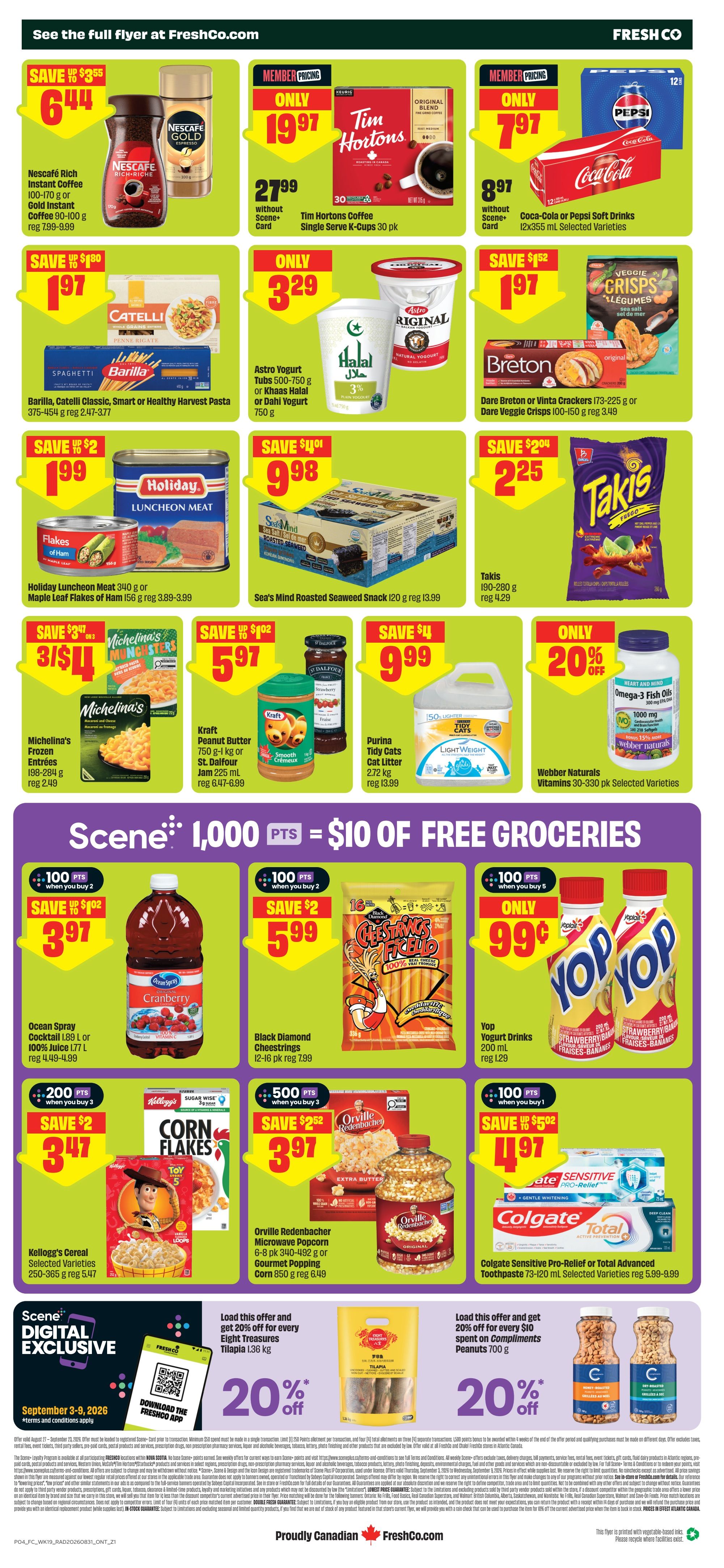 FreshCo (Atlantic) Flyer September 3 to 9