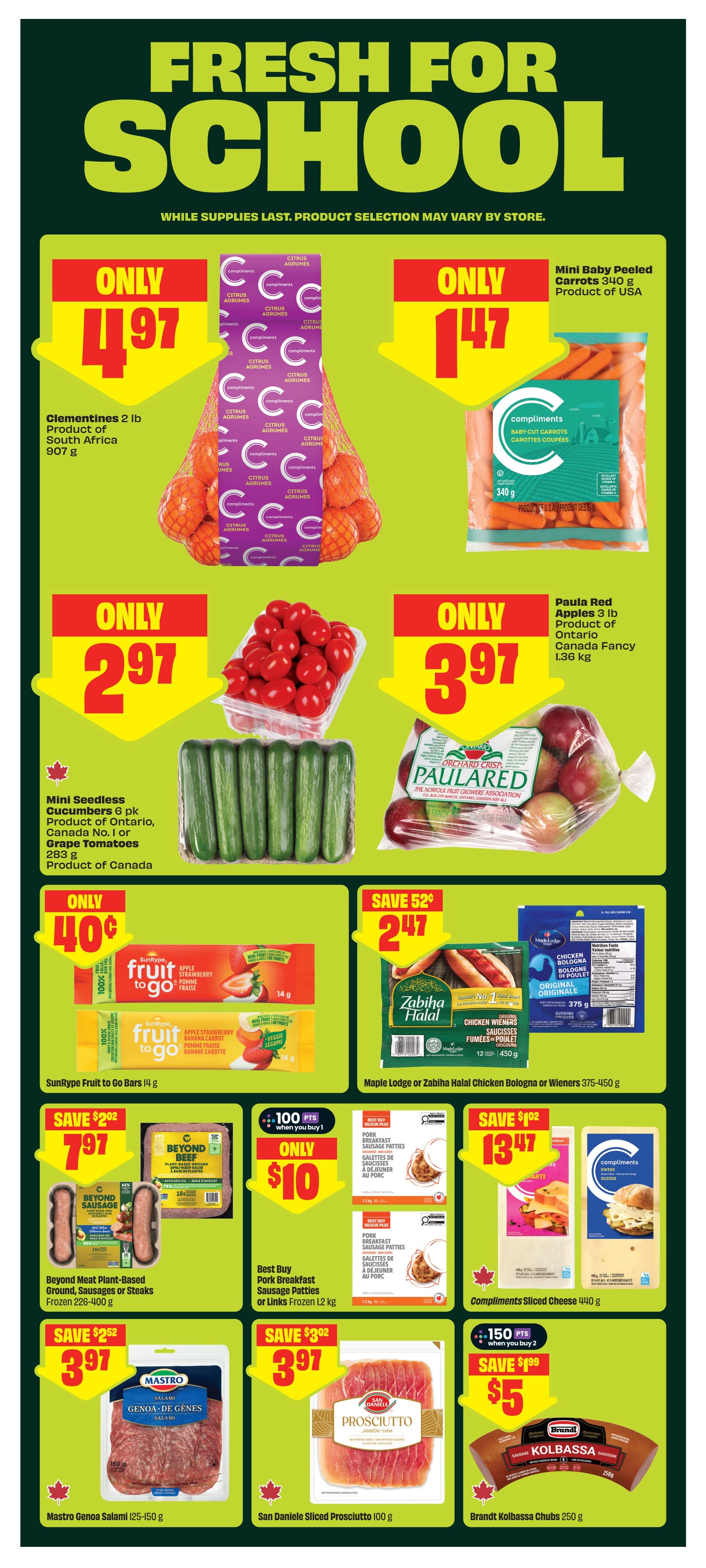 FreshCo (Atlantic) Flyer September 3 to 9