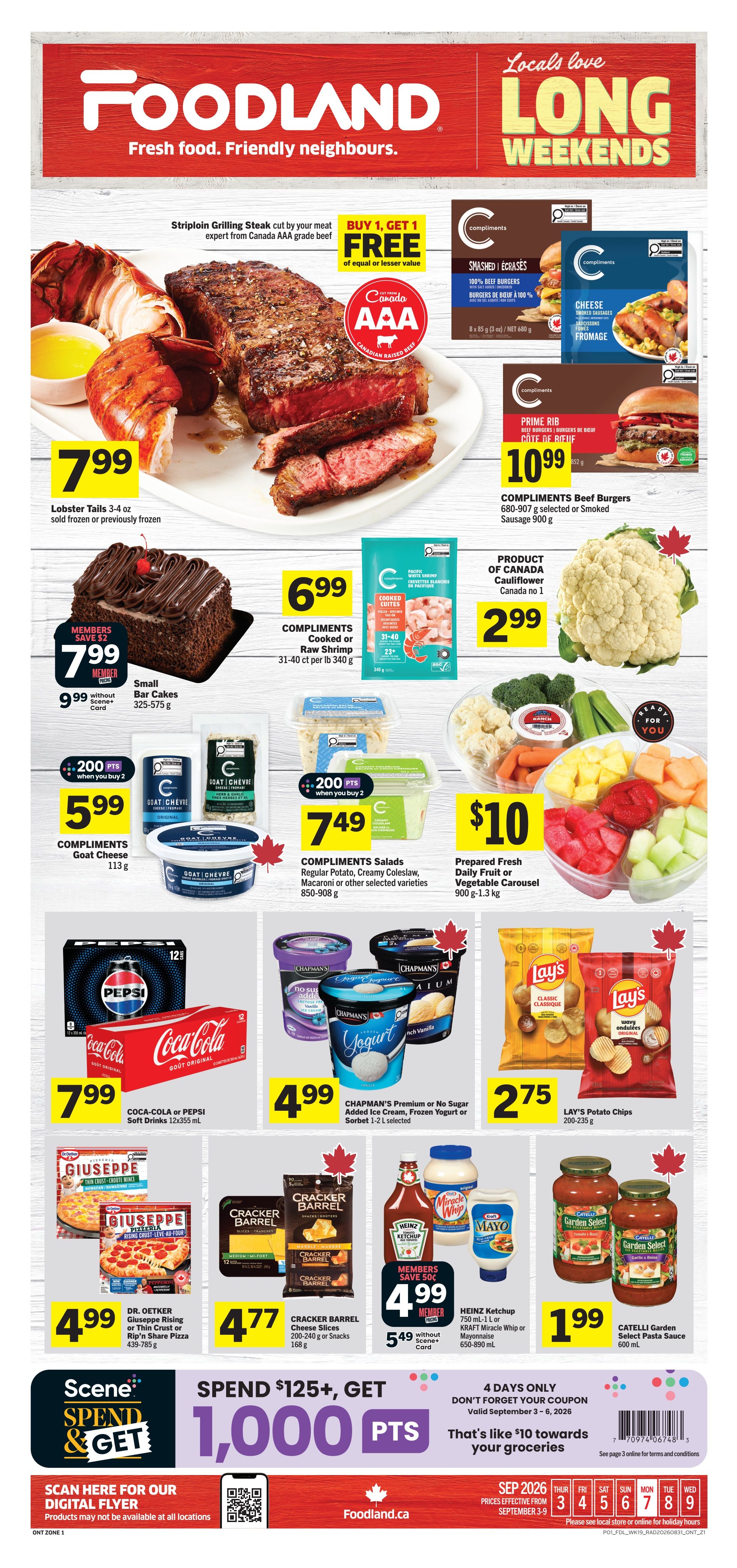 Foodland (ON) Flyer September 3 to 9