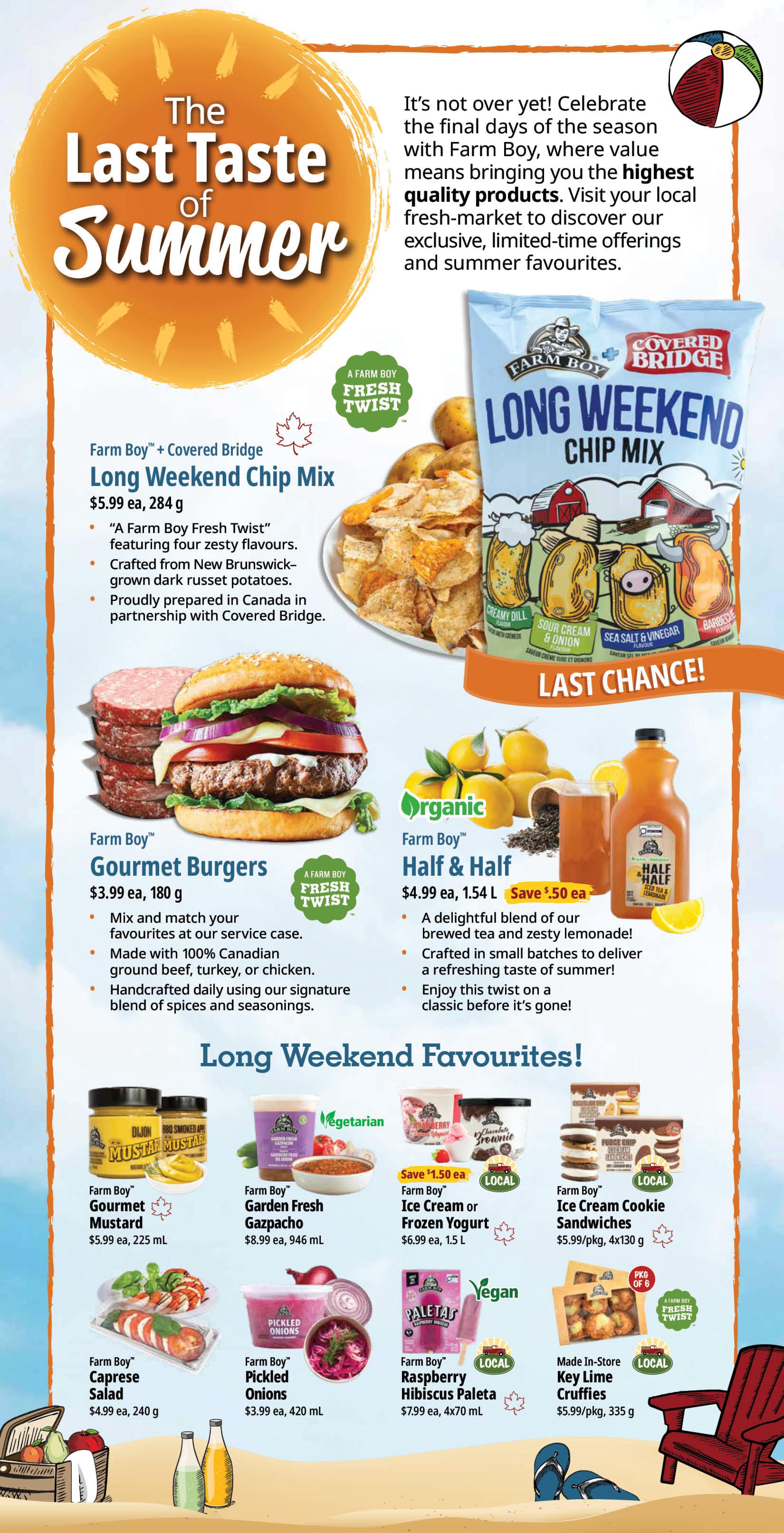 Farm Boy Flyer September 3 to 9