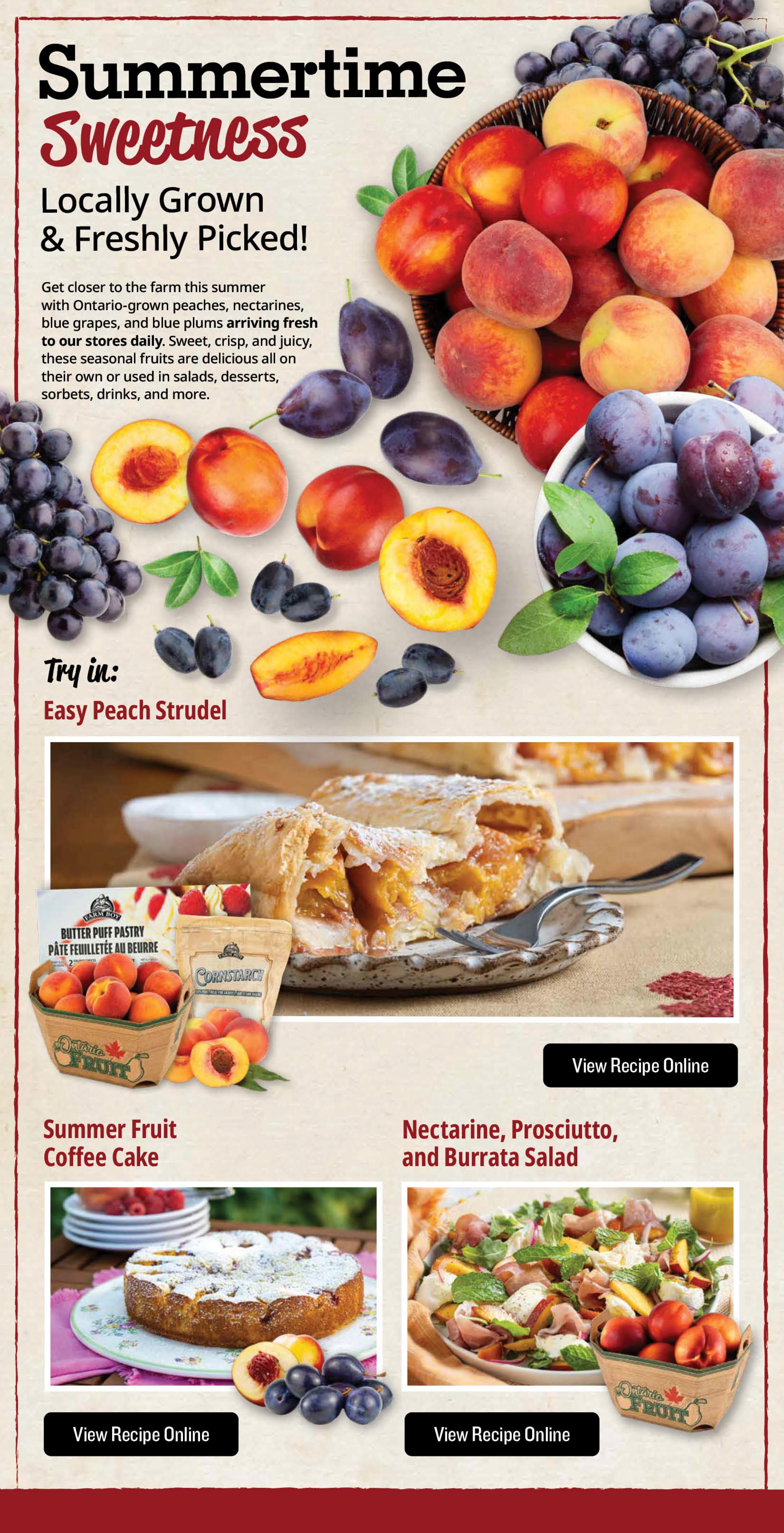 Farm Boy Flyer September 3 to 9