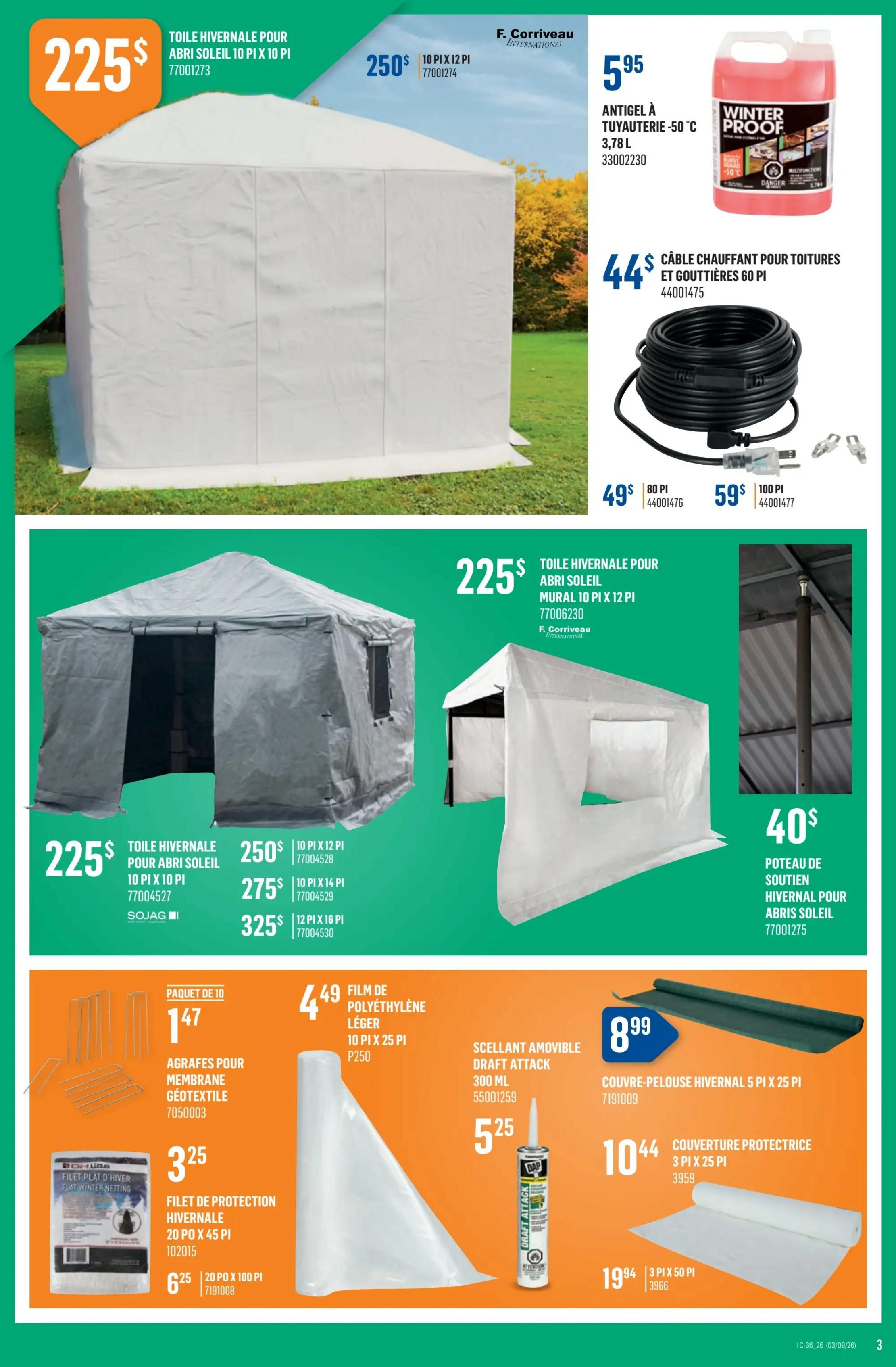 Canac Flyer September 3 to 9