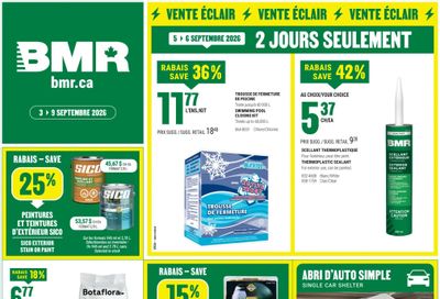 BMR Flyer September 3 to 9