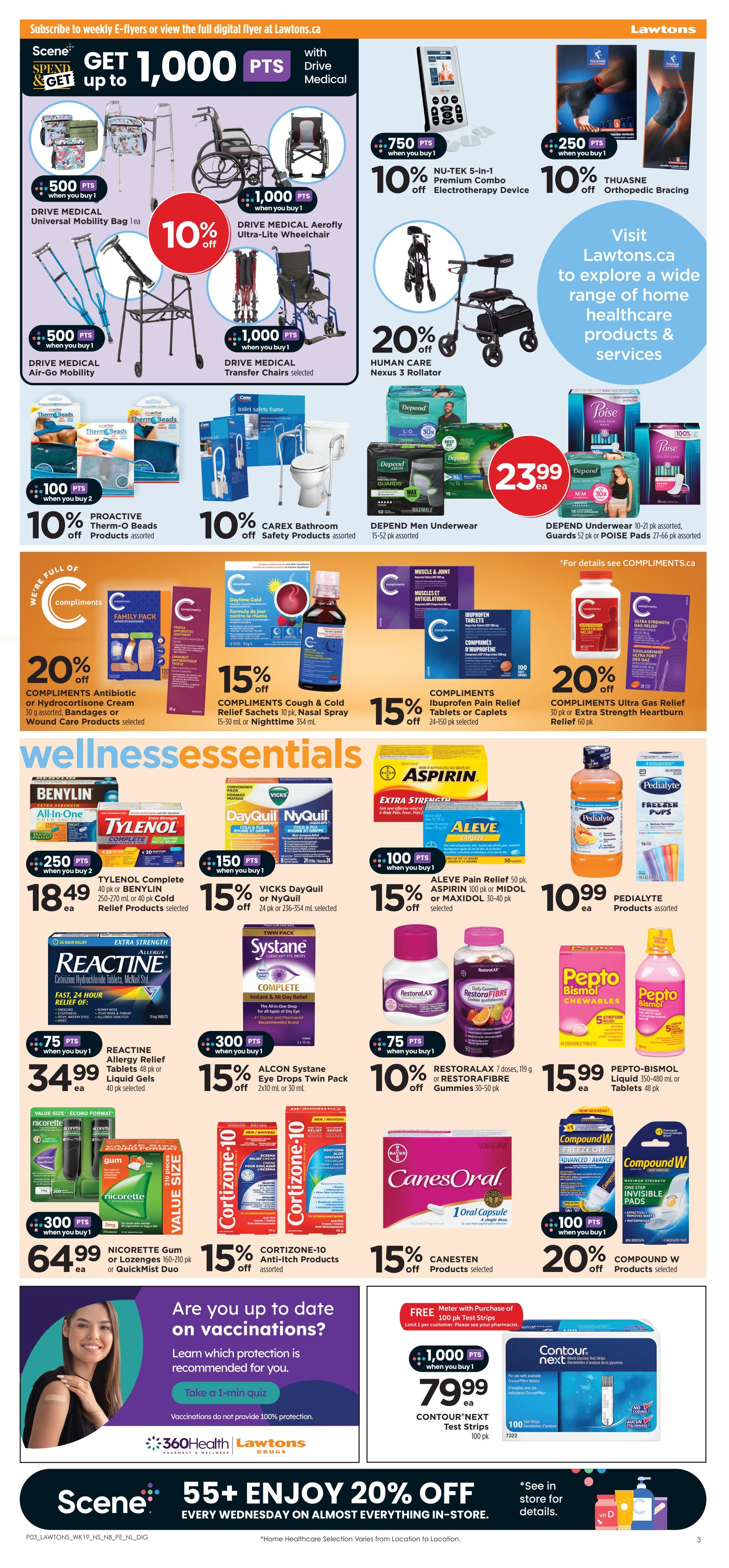 Lawtons Drugs (NB, NL, PE) Flyer September 4 to 10