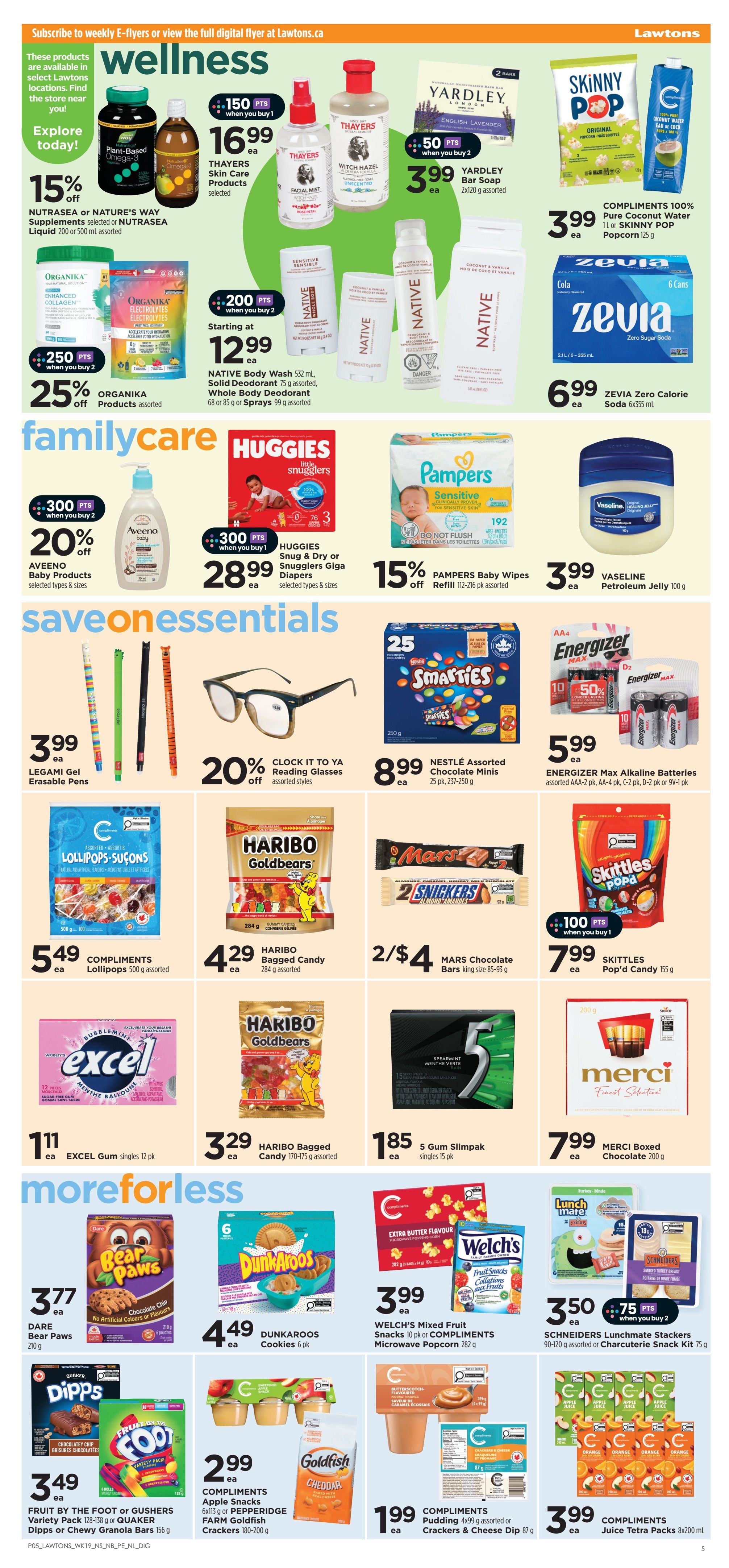 Lawtons Drugs (NB, NL, PE) Flyer September 4 to 10