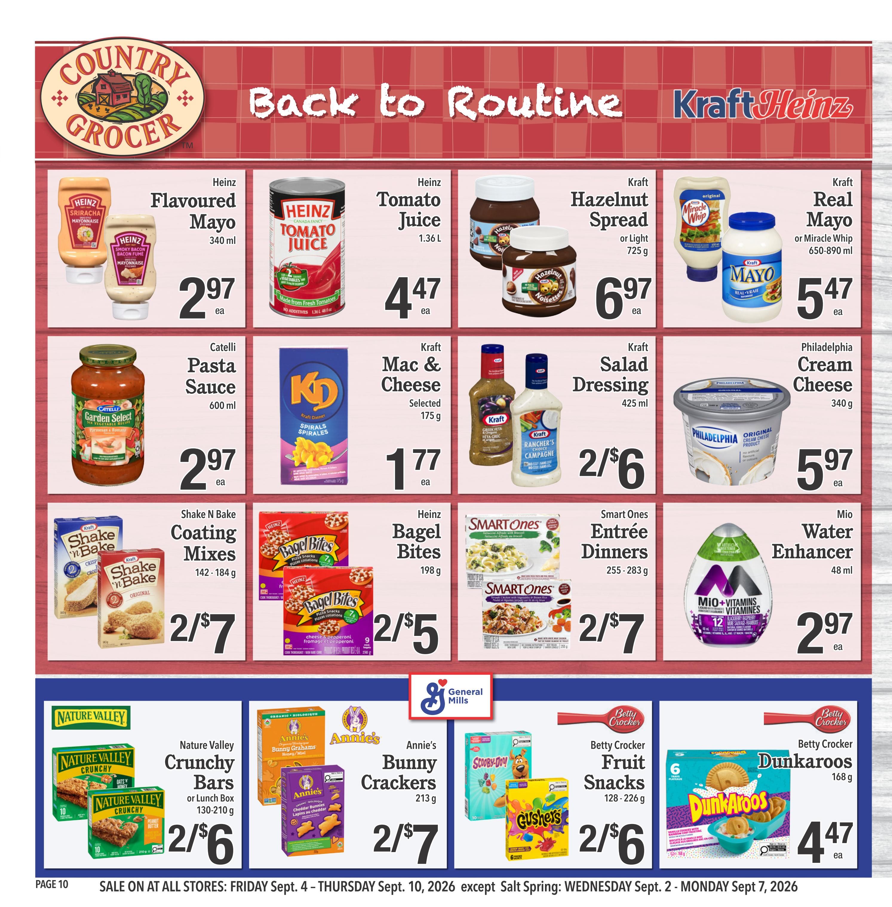 Country Grocer Flyer September 4 to 10