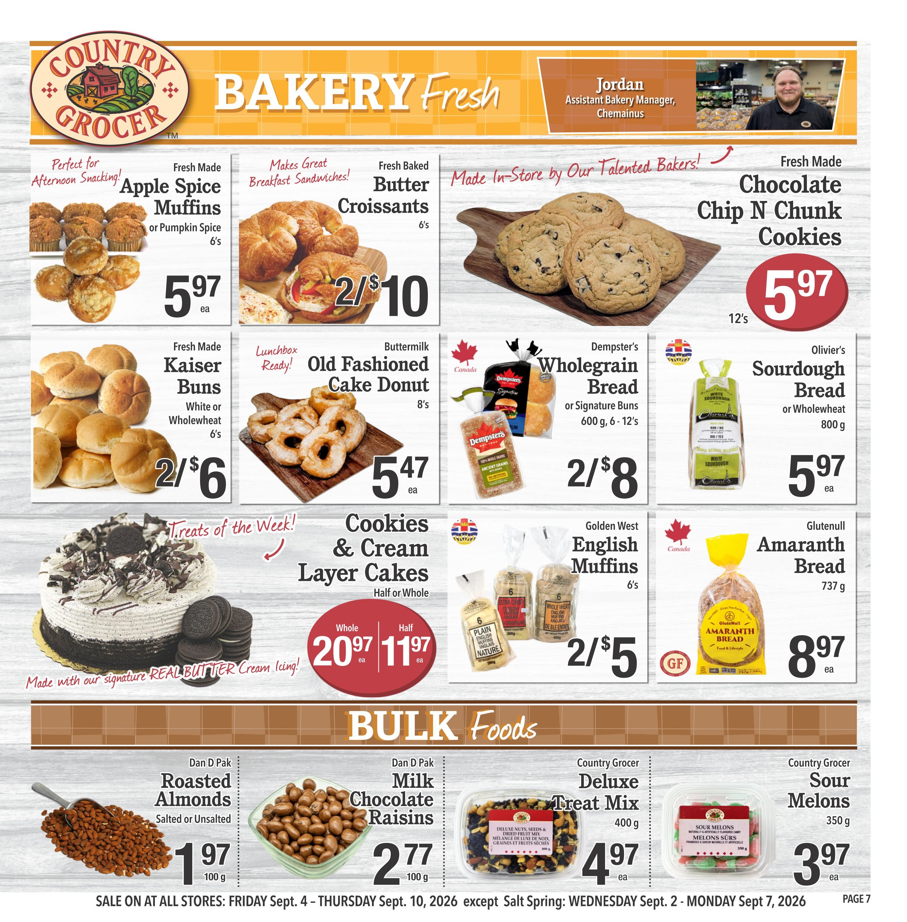 Country Grocer Flyer September 4 to 10