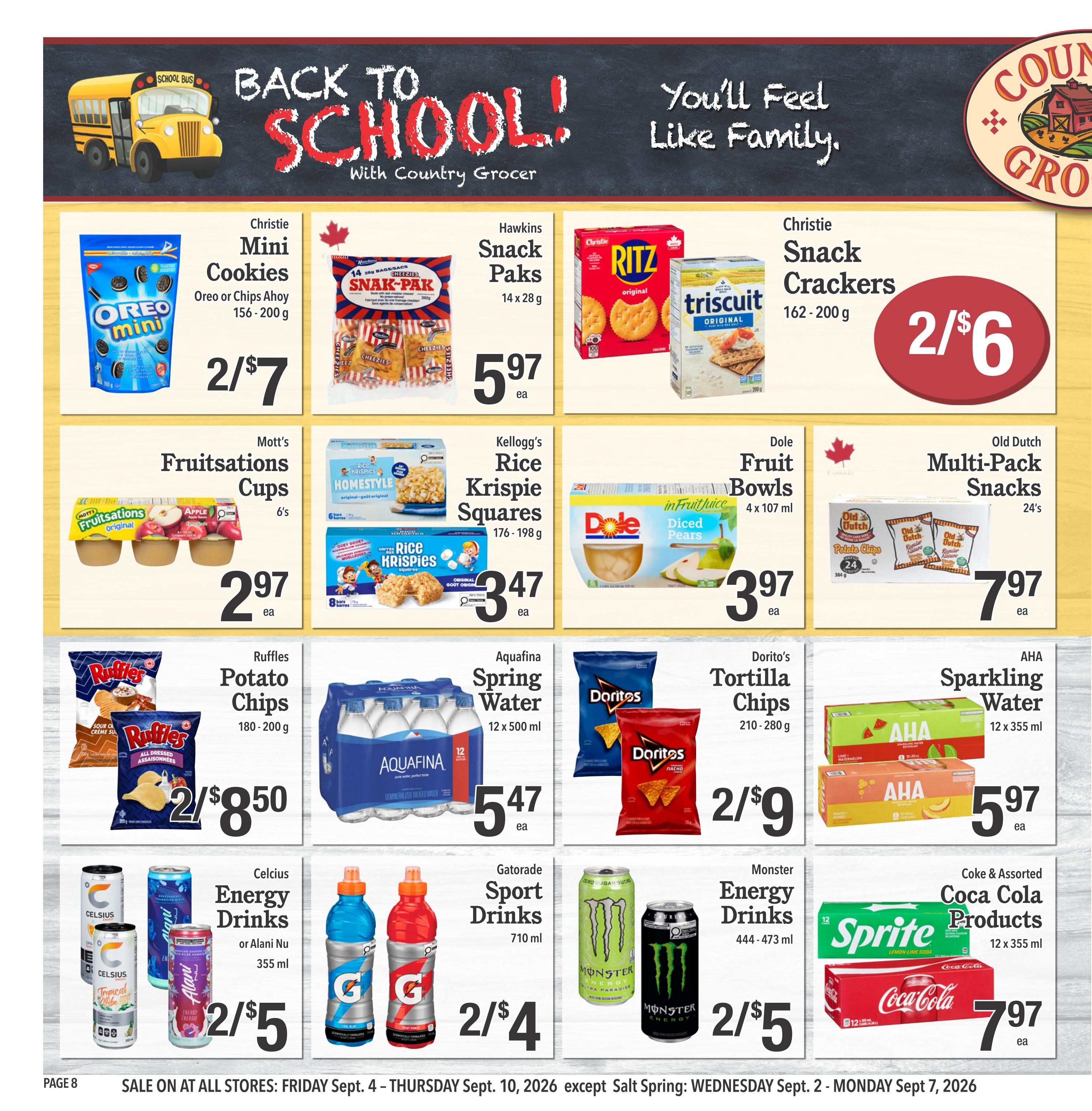 Country Grocer Flyer September 4 to 10