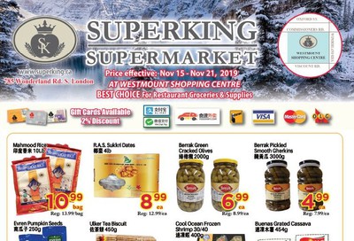 Superking Supermarket (London) Flyer November 15 to 21