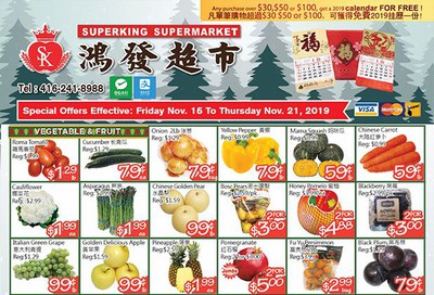 Superking Supermarket (North York) Flyer November 15 to 21