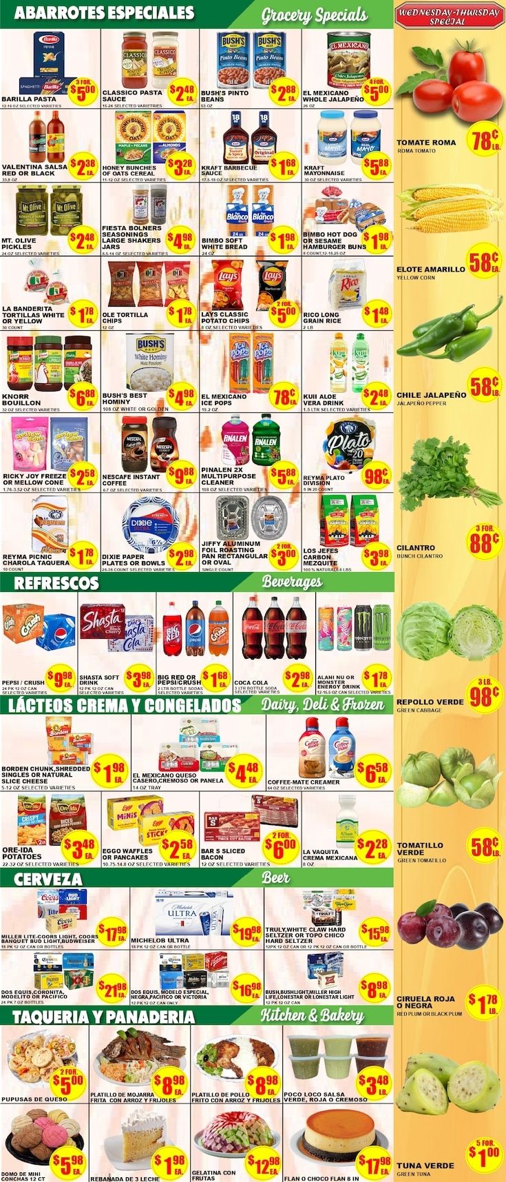 Poco Loco Supermercado (Rosenberg, TX) Weekly Ad September 2 - 8, 2026