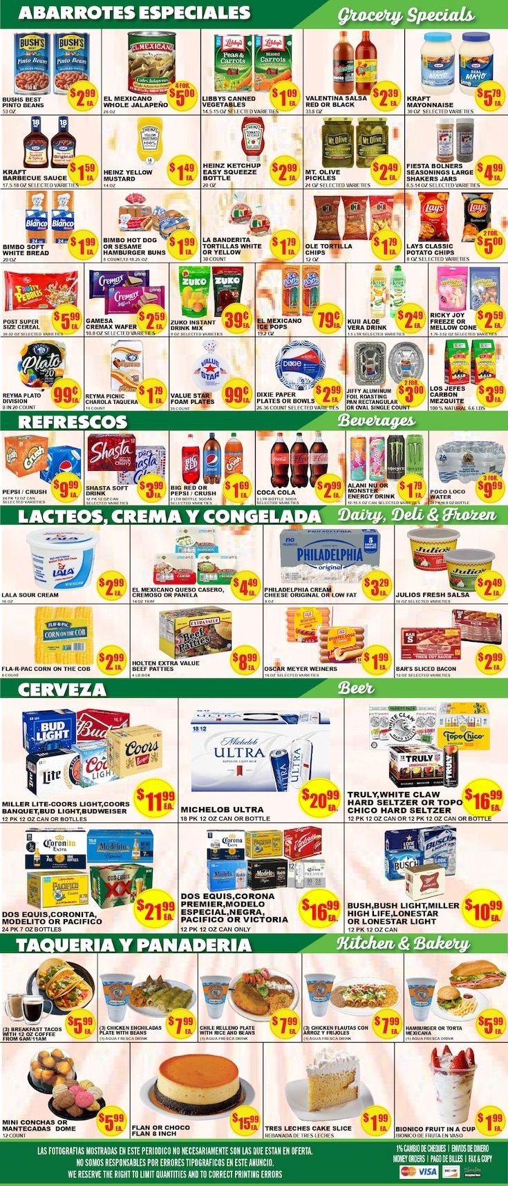 Poco Loco Supermercado (Round Rock, TX) Weekly Ad September 2 - 8, 2026