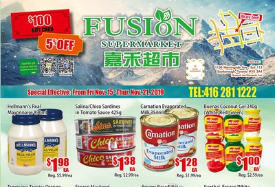 Fusion Supermarket Flyer November 15 to 21