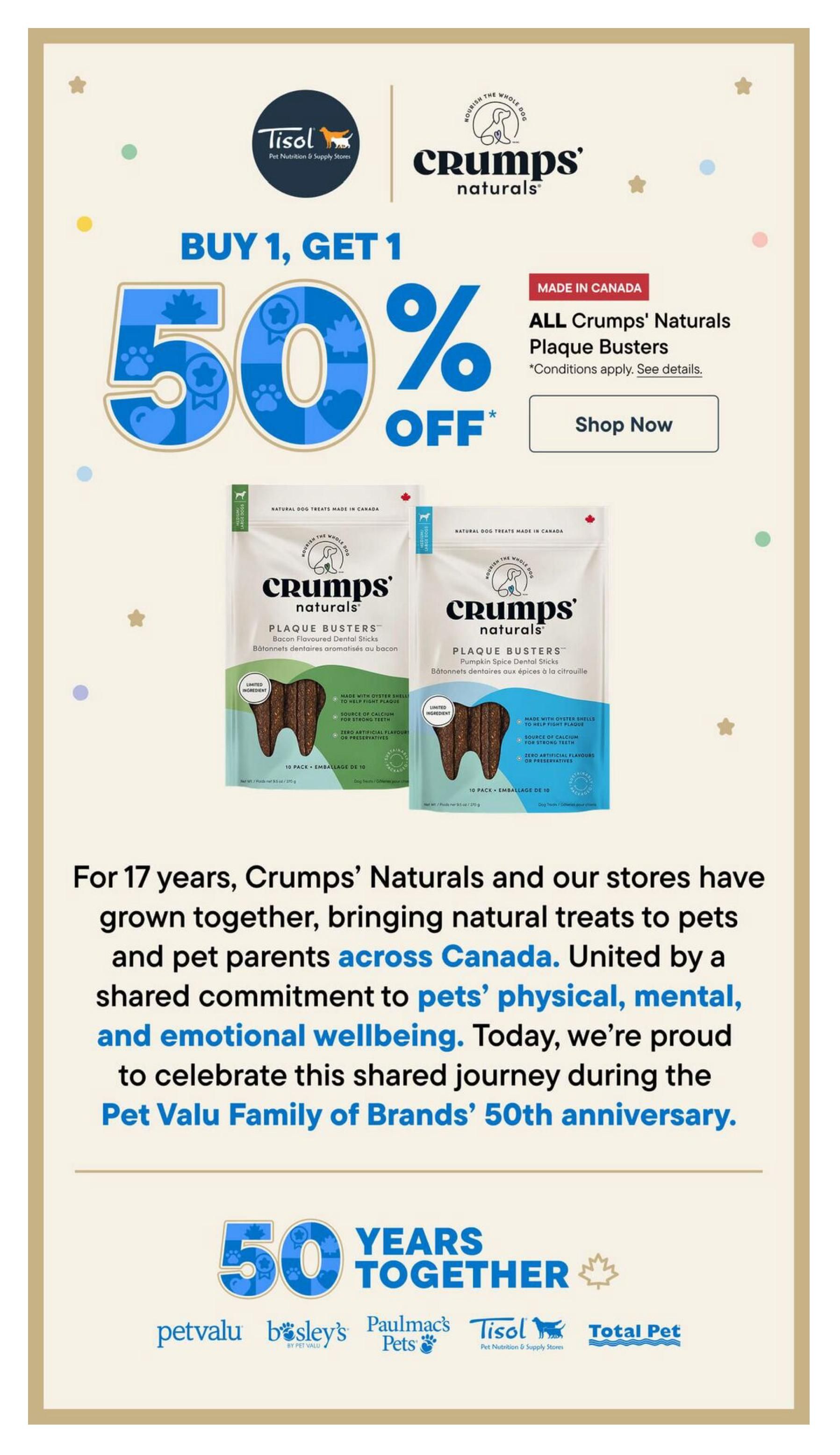 Tisol Pet Nutrition & Supply Stores Flyer September 3 to 16