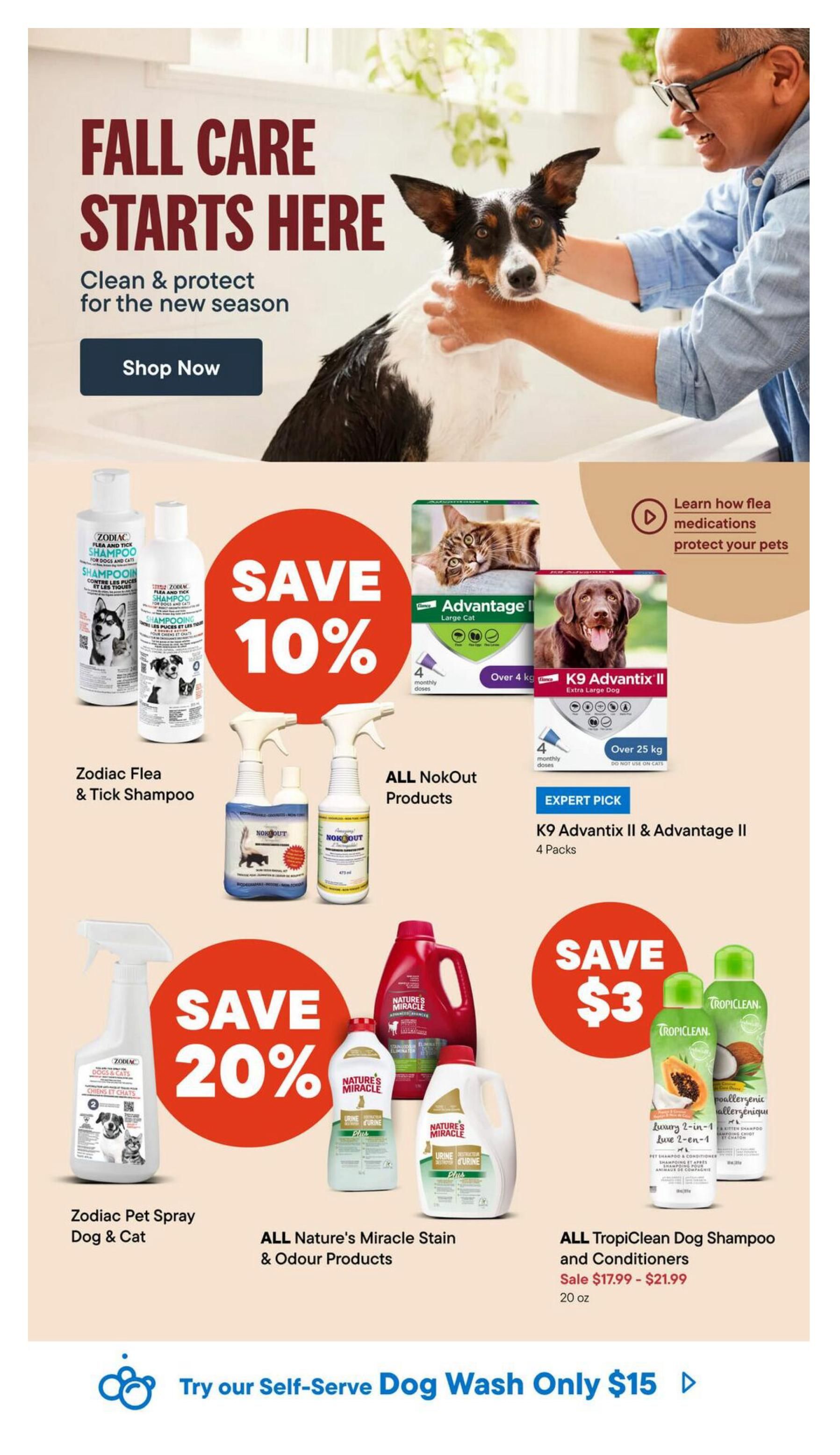 Total Pet Flyer September 3 to 16