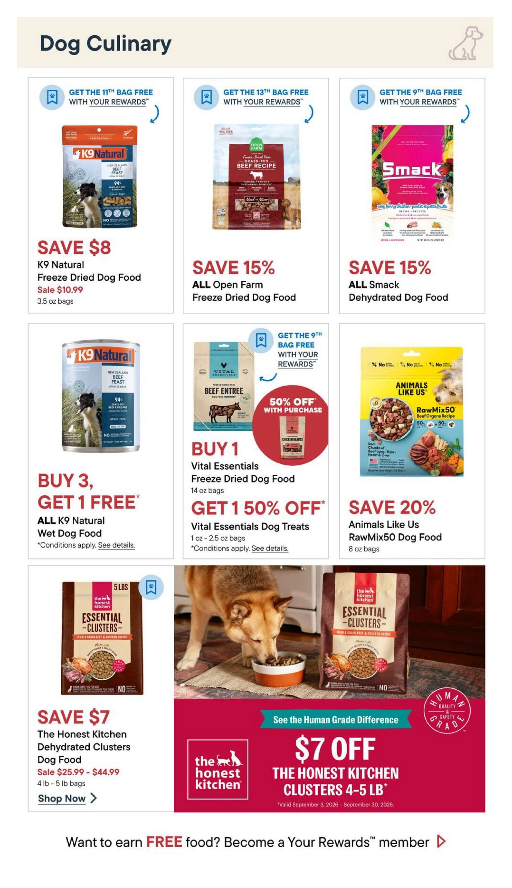Total Pet Flyer September 3 to 16