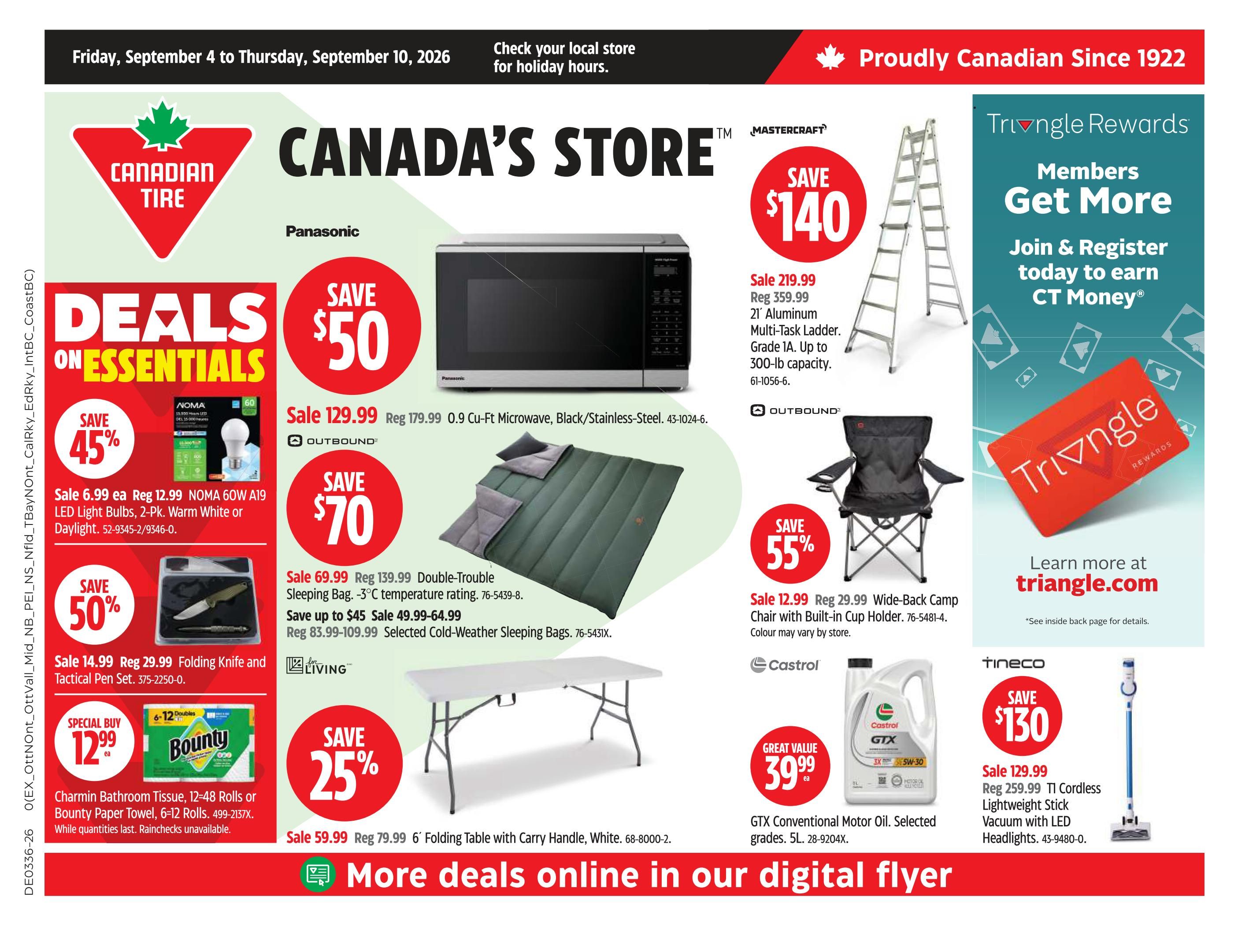 Canadian Tire (ON) Flyer September 4 to 10