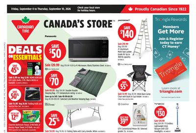 Canadian Tire (ON) Flyer September 4 to 10