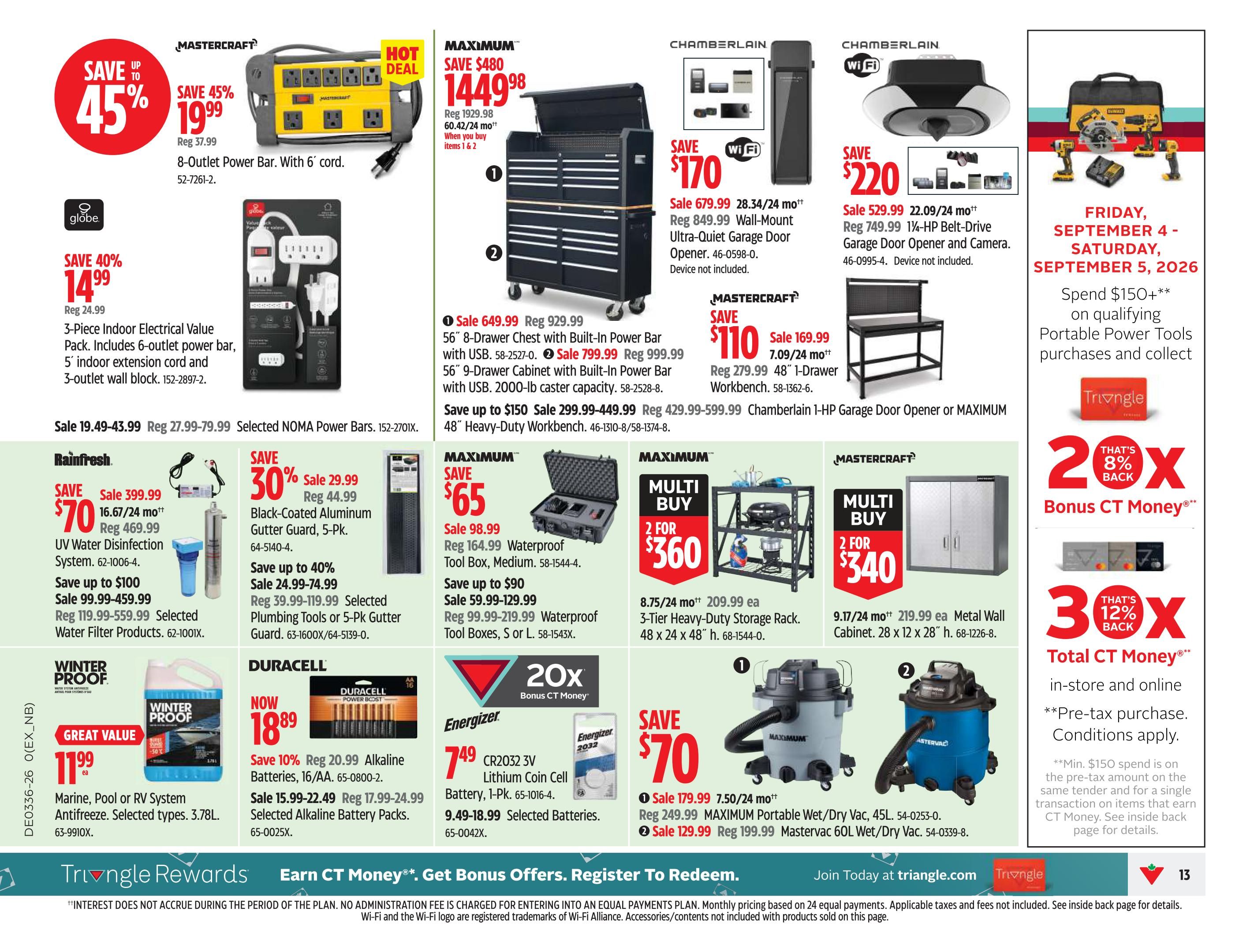 Canadian Tire (ON) Flyer September 4 to 10