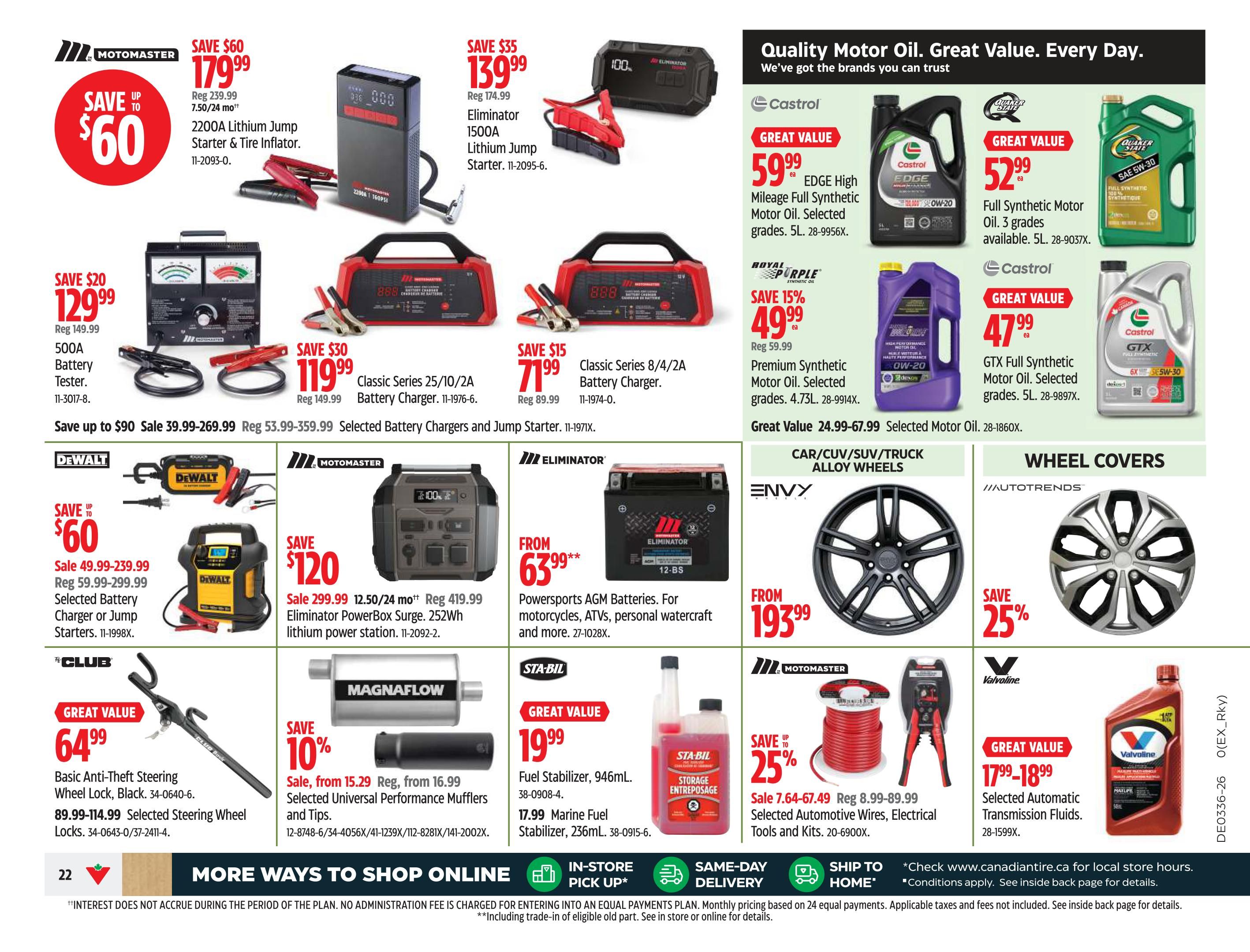 Canadian Tire (ON) Flyer September 4 to 10