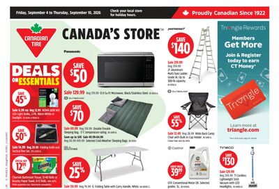 Canadian Tire (West) Flyer September 4 to 10