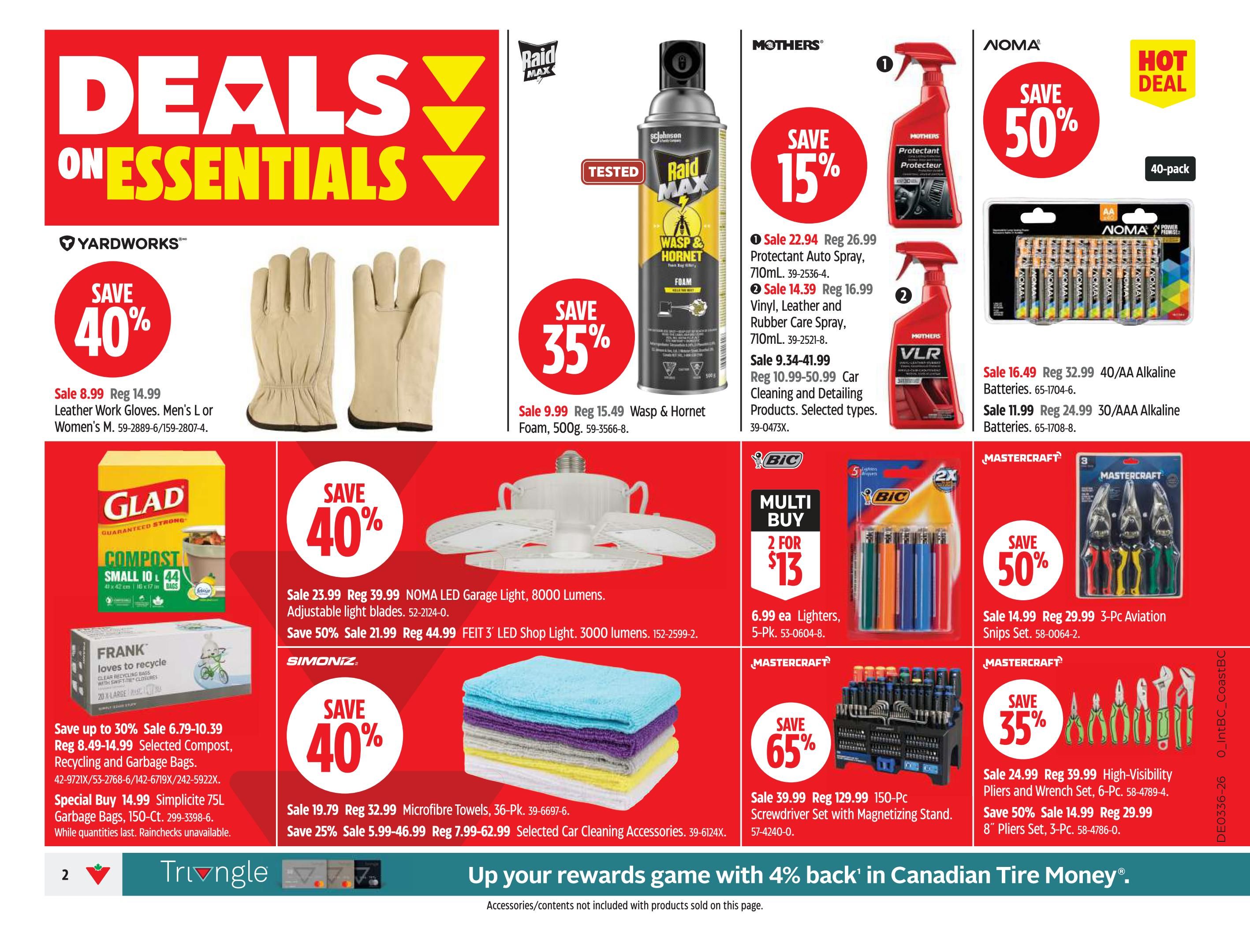 Canadian Tire (West) Flyer September 4 to 10
