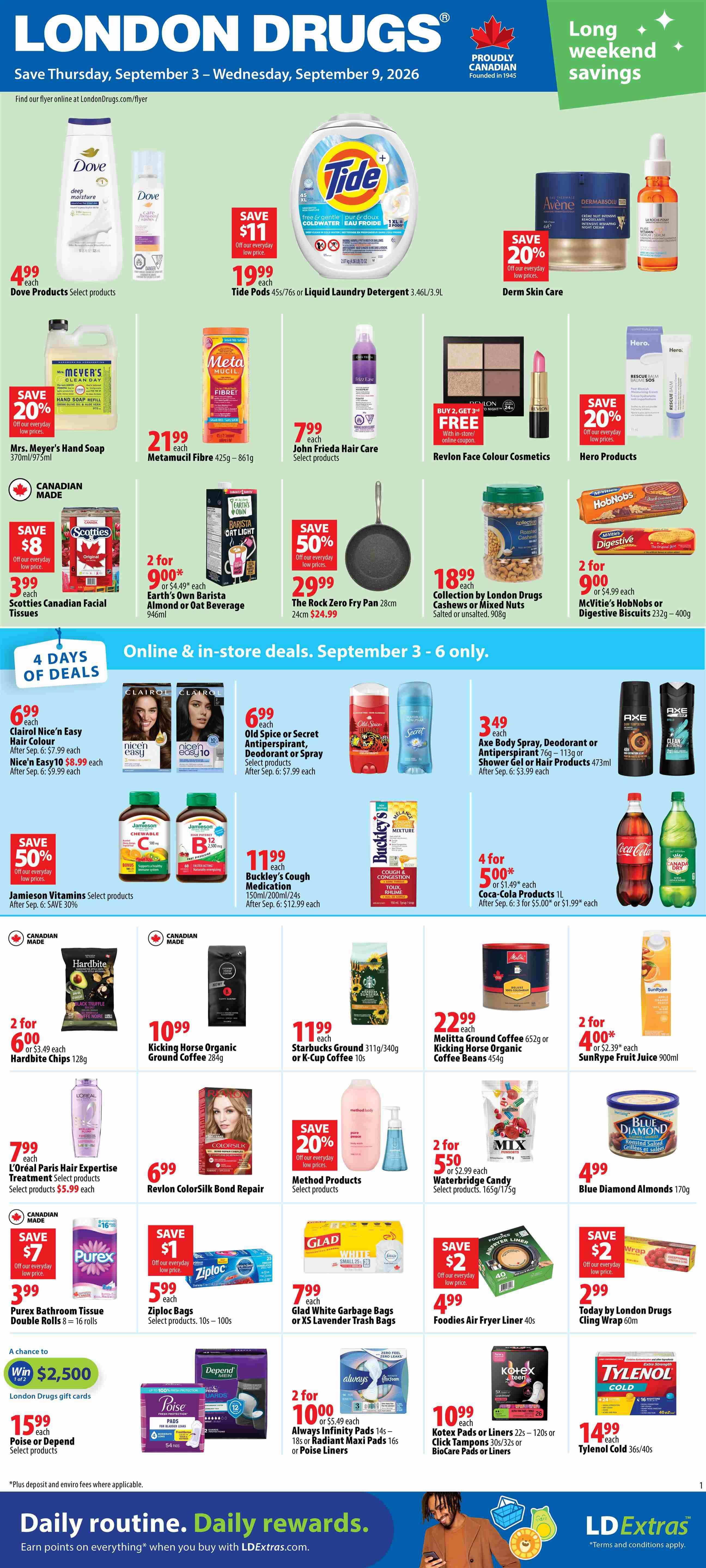 London Drugs Weekly Flyer September 3 to 9