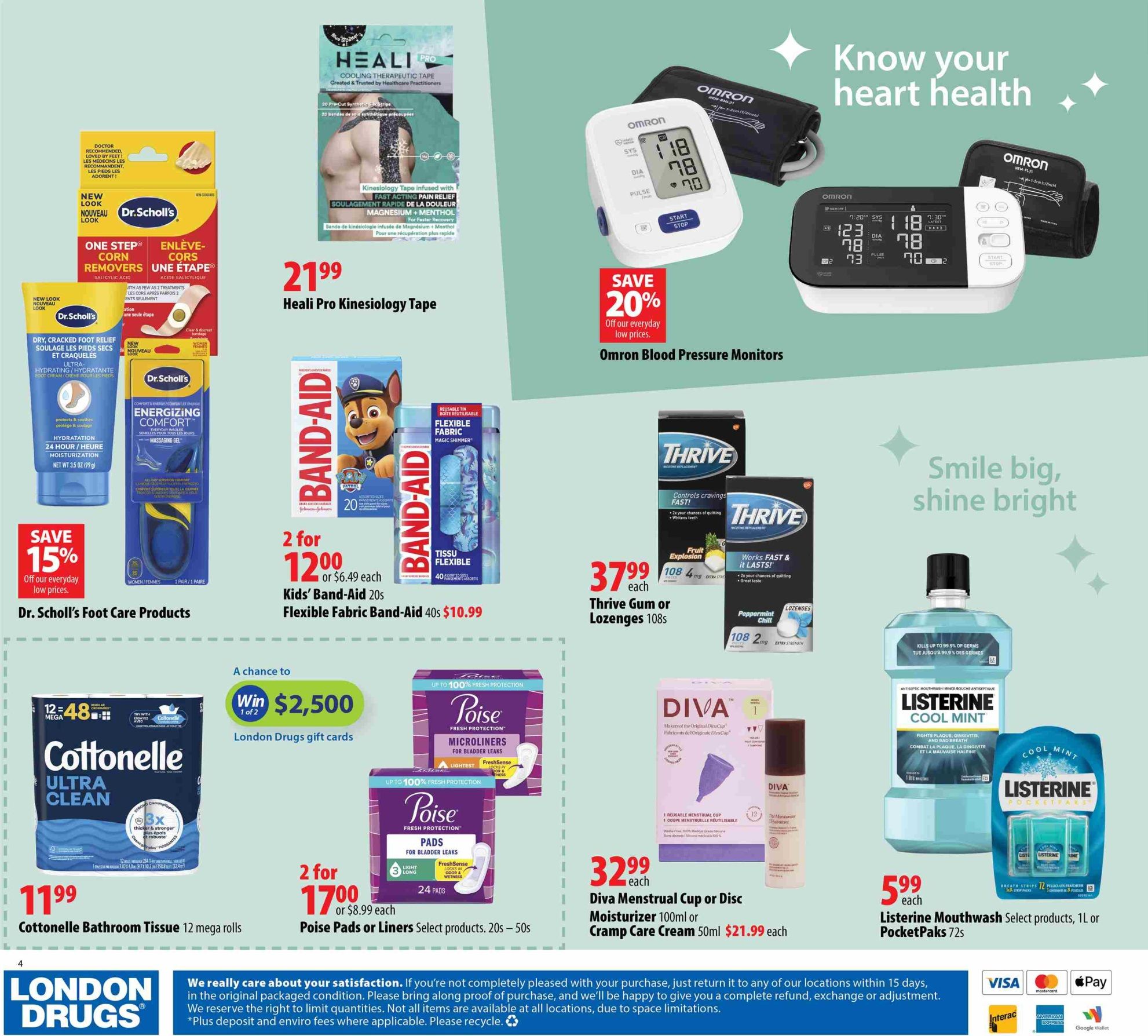 London Drugs Healthy Savings Event Flyer September 3 to 23